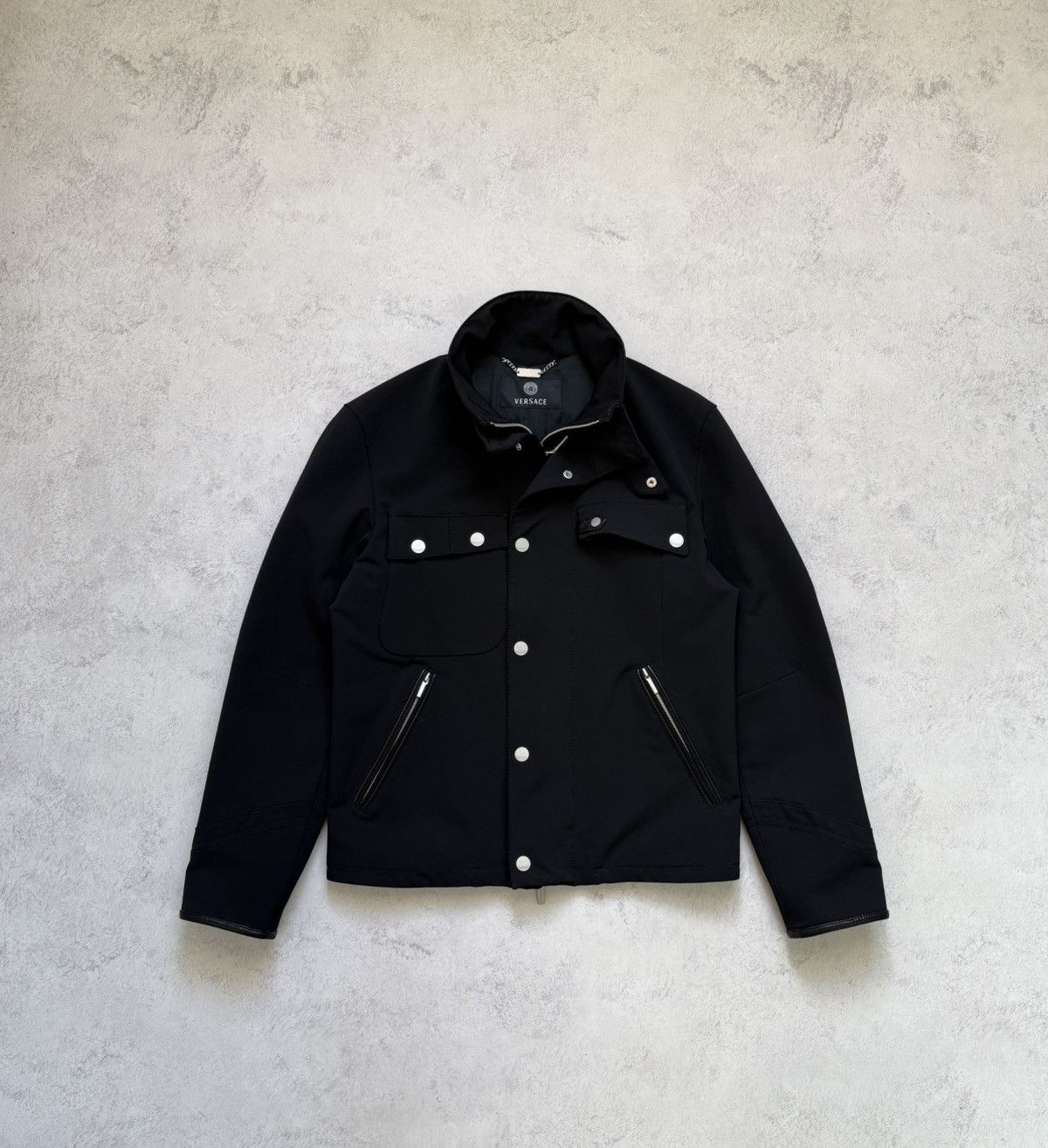 Versace Vintage Gianni Versace Archive Military Tech Jacket Size 50 Size US M / EU 48-50 / 2 - 1 Thumbnail