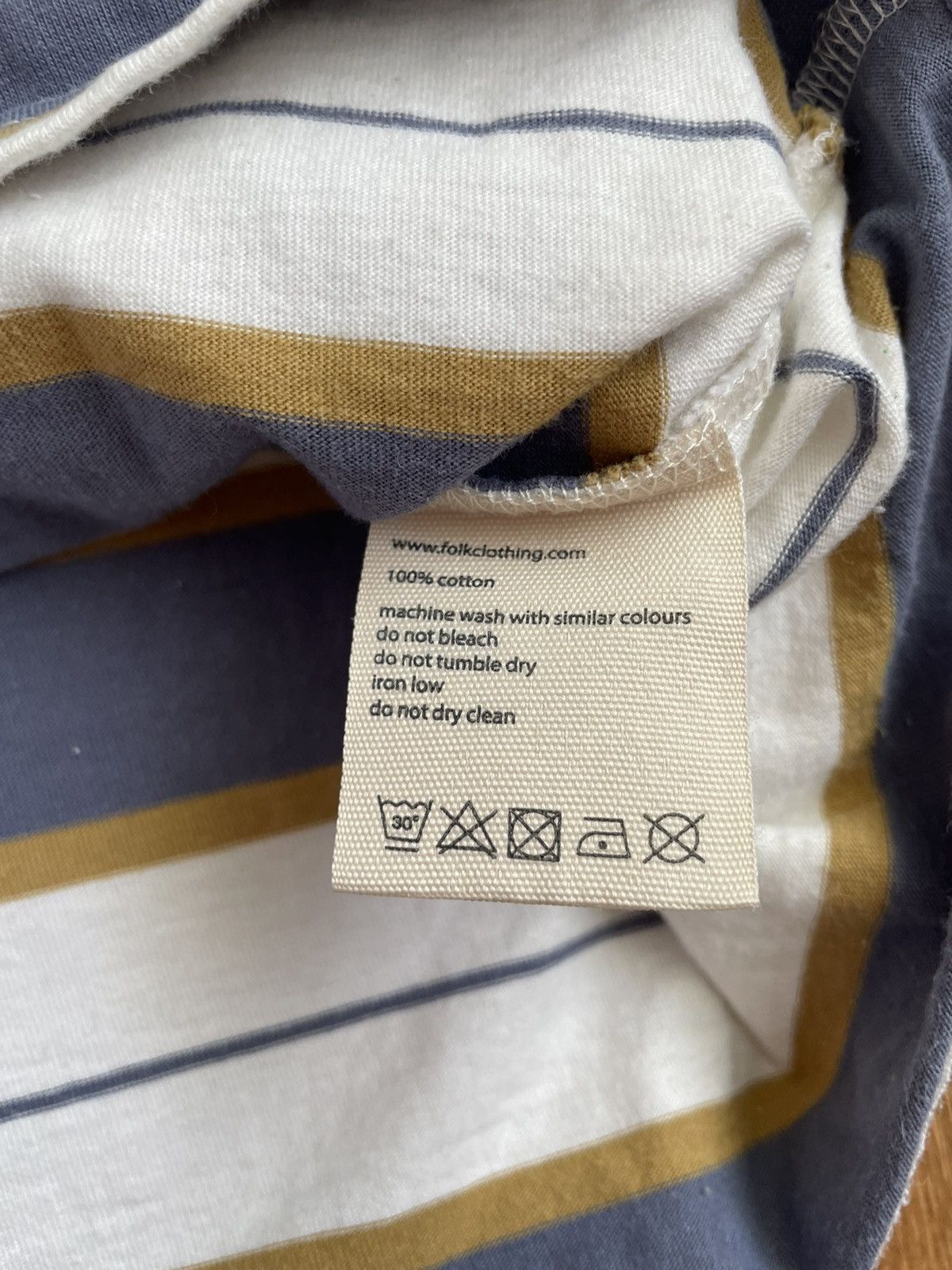 Folk Folk luxury striped short sleeve t shirt tee Size US M / EU 48-50 / 2 - 6 Thumbnail