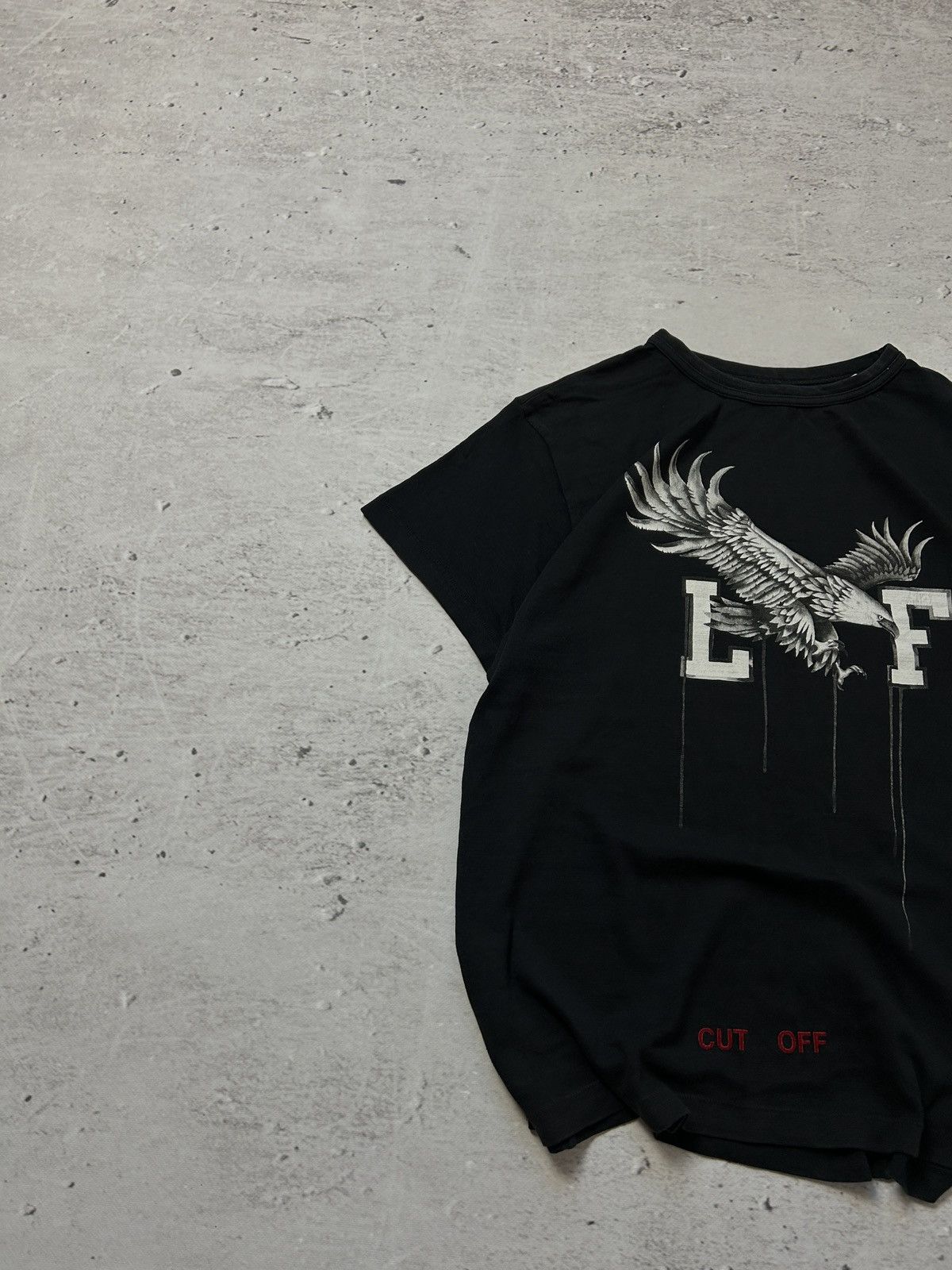 Off-White 💥Off White Virgil Abloh Othello’s Eagle Cut Off Big Logo Tee Size US M / EU 48-50 / 2 - 4 Thumbnail