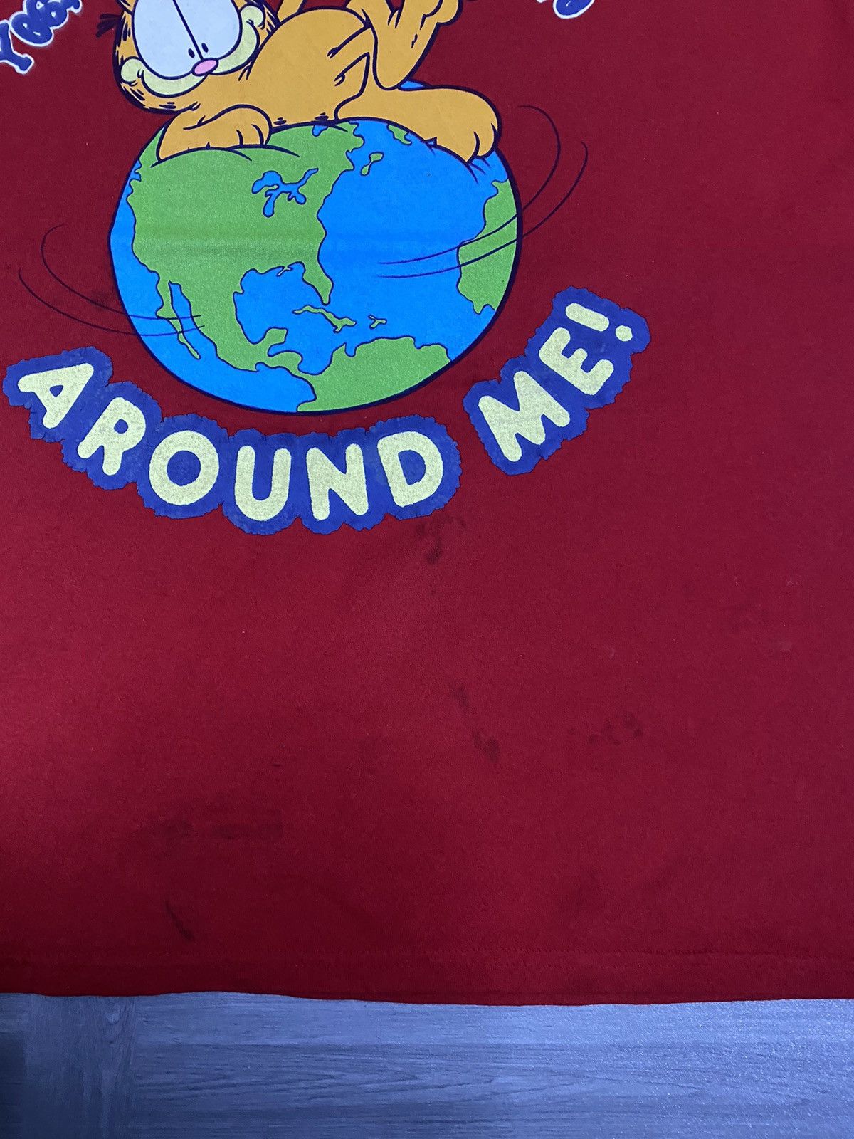 Vintage Vintage Garfield “Yes The World Does Revolve Around Me!” Size US XL / EU 56 / 4 - 5 Thumbnail