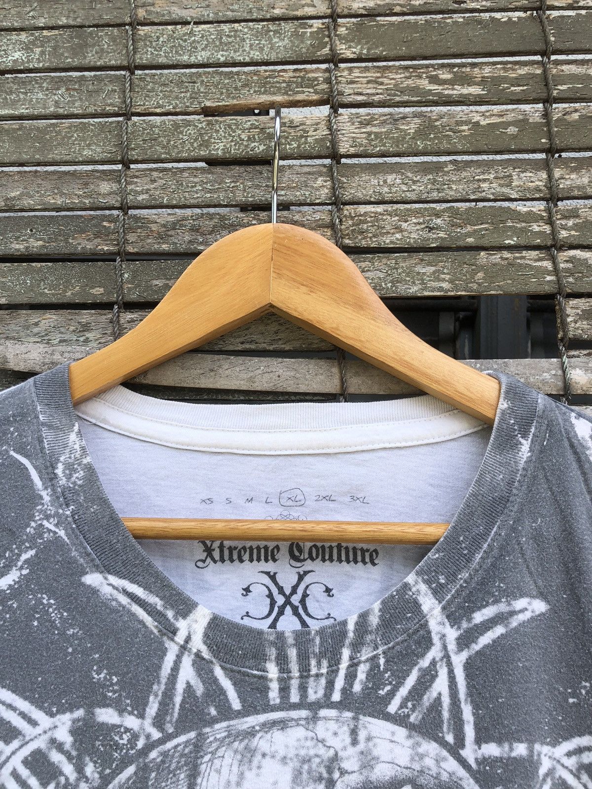 Affliction OVP Skull Xtreme Couture Tshirt Size US XL / EU 56 / 4 - 9 Thumbnail