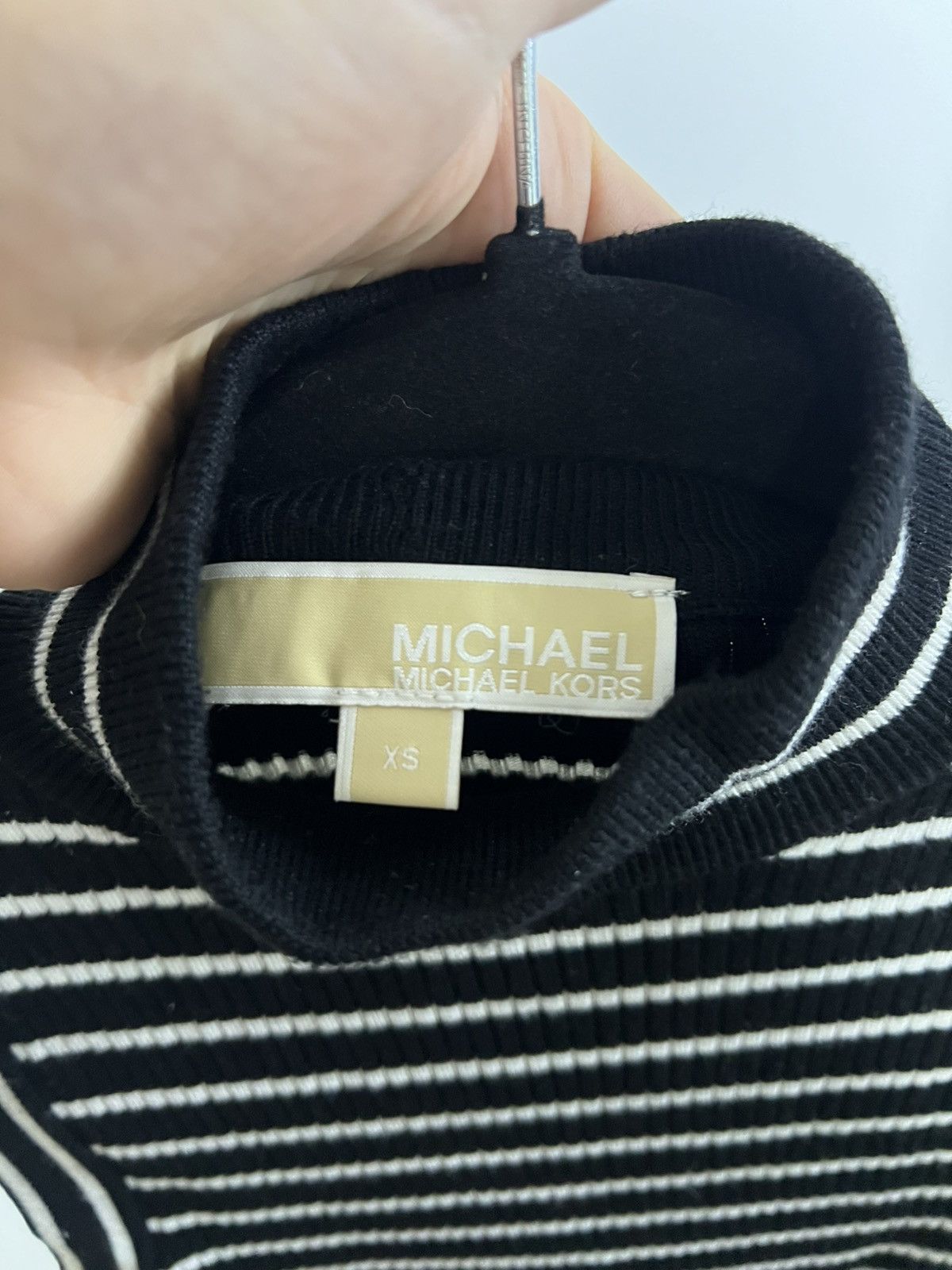 Michael Kors Michael kors sleeveless tank top xs black white Size XS / US 0-2 / IT 36-38 - 2 Thumbnail