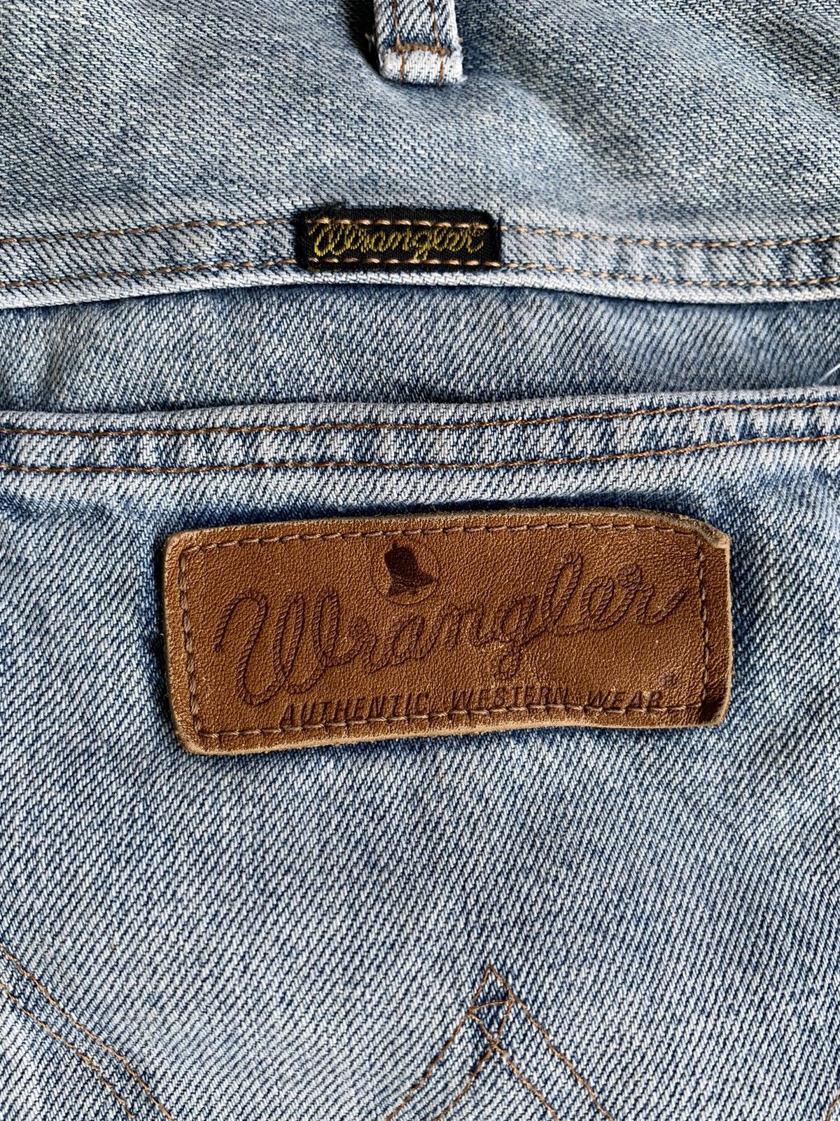 Wrangler VINTAGE WRANGLER SELVEDGE BAGGY DISTRESSED DENIM Size US 33 - 15 Thumbnail