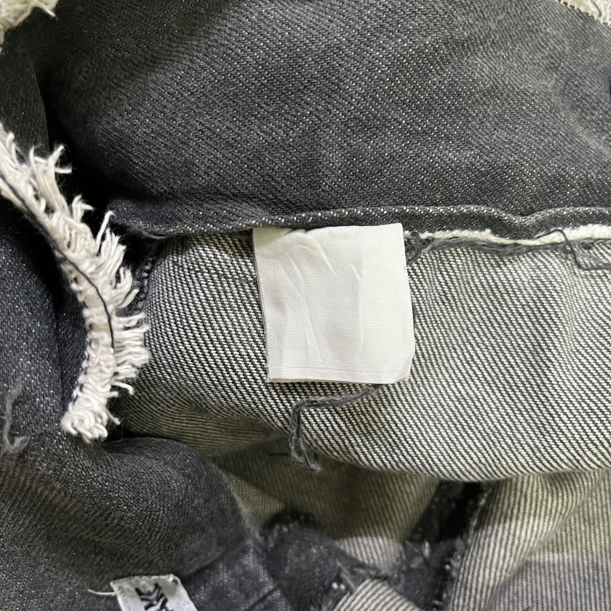 Issey Miyake Vintage Issey Miyake Reconstructed Patchwork Flare Jeans Size 31" - 12 Thumbnail