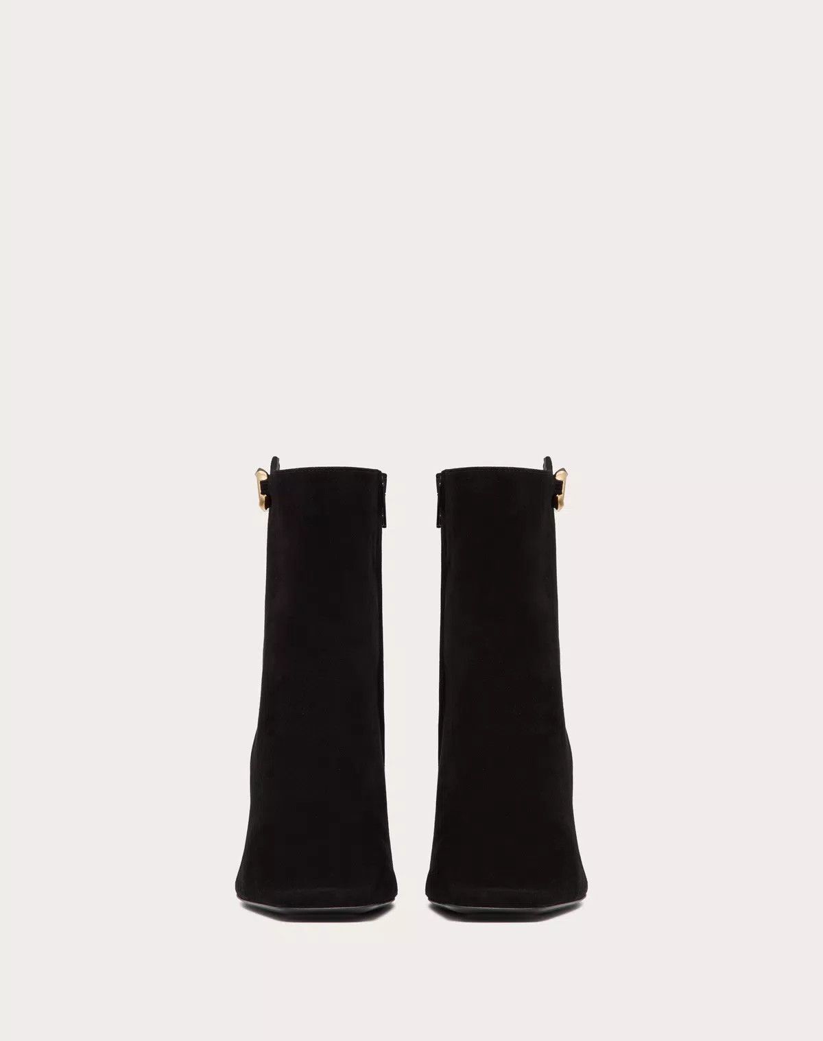 o1s1wg110625 Vlogo Bold Edition Suede Ankle Boot in Black