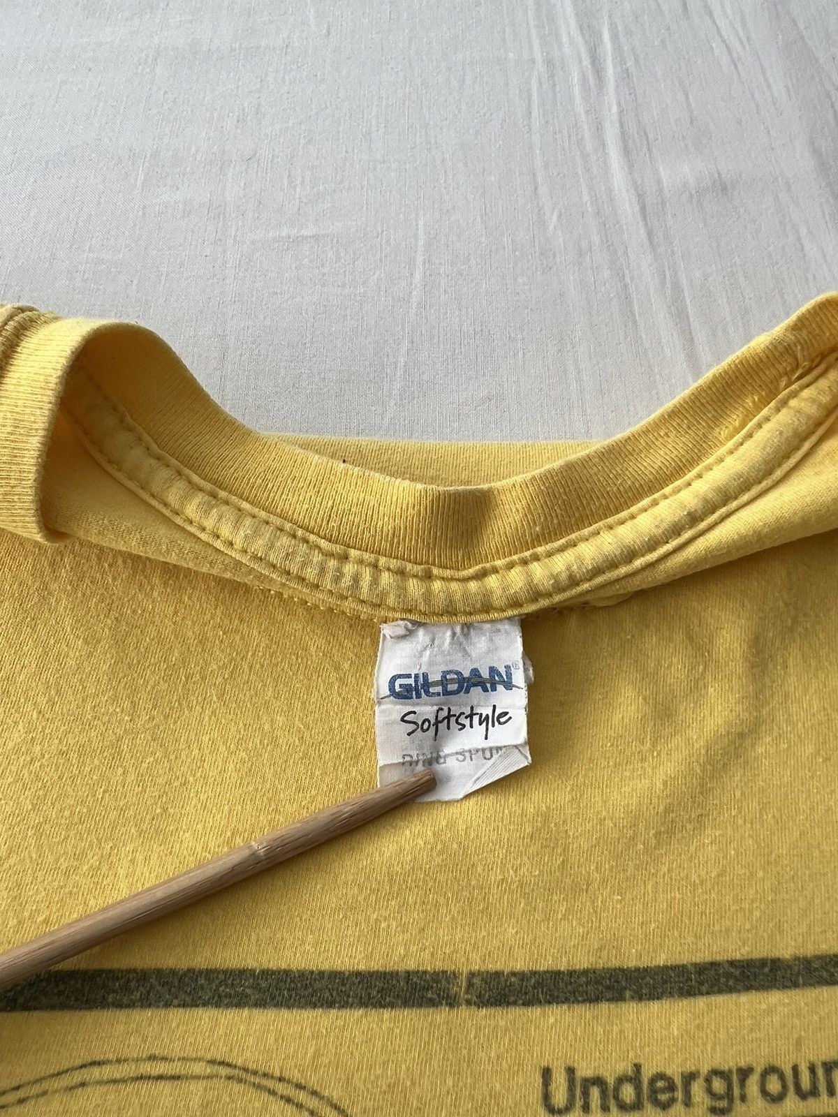 Band Tees Vintage 2000s Sonic Youth Promo Y2k Yellow T-shirt Size US L / EU 52-54 / 3 - 9 Thumbnail