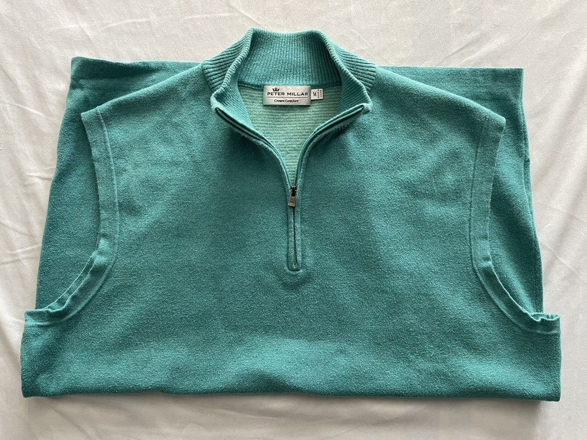 Peter Millar Peter Millar Crown Comfort Vest Men’s M Teal Golf 1/4 Zip Size US M / EU 48-50 / 2 - 1 Thumbnail