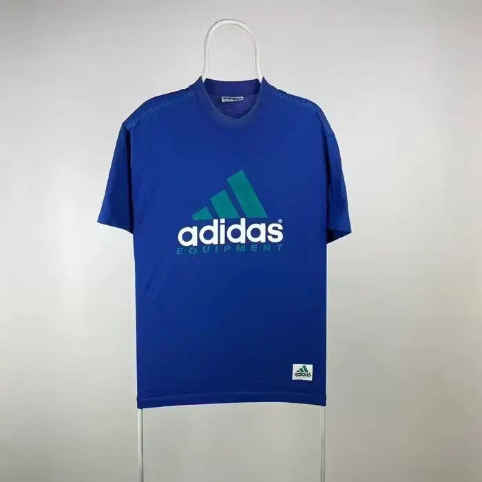 Adidas Vintage Adidas equipment T-shirt box logo size Large Size US L / EU 52-54 / 3 - 1 Thumbnail