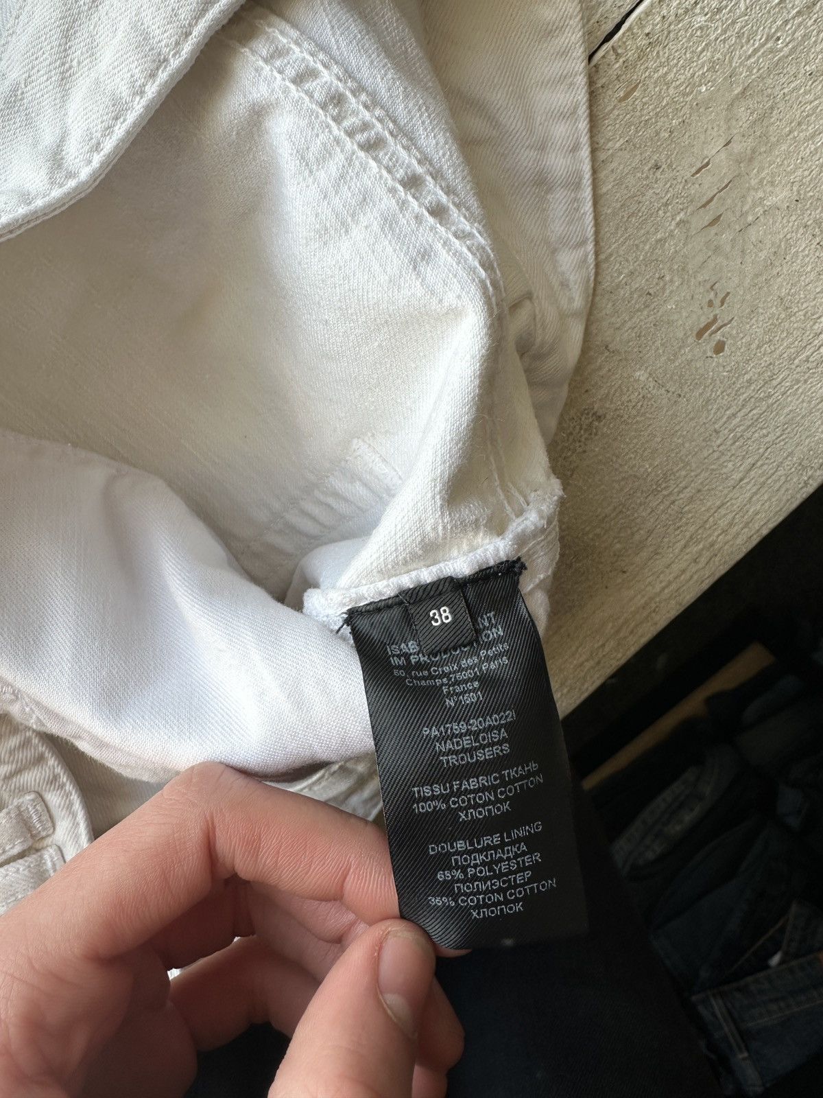 Isabel Marant 🚨 ISABEL MARANT WHITE WOMEN JEANS PANTS LUXURY Size 28" / US 6 / IT 42 - 10 Thumbnail