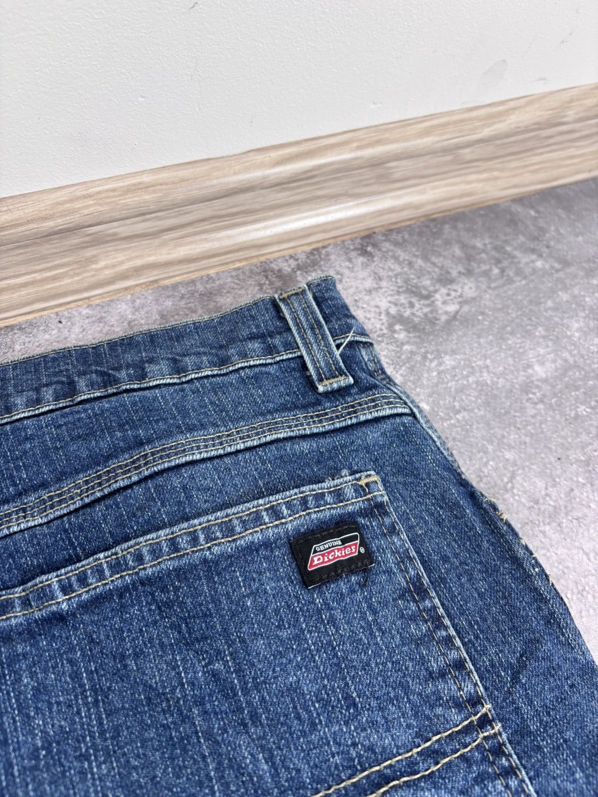 Dickies Dickies Y2K Hype Blue Carpenter Baggy Denim Jeans Size US 36 / EU 52 - 7 Thumbnail
