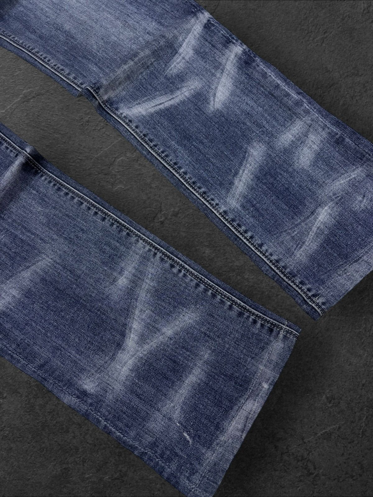 semanticdesign Semanticdesign Gold White Whisker Faded Jeans Size US 31 - 3 Thumbnail