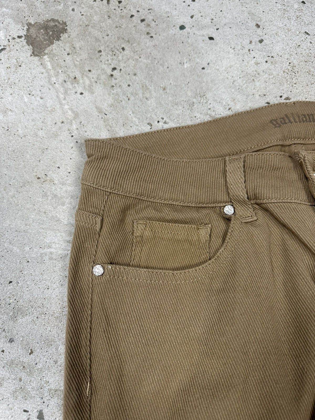 John Galliano Galliano Beige Tan Corduroy Pants Size 28" / US 6 / IT 42 - 7 Thumbnail