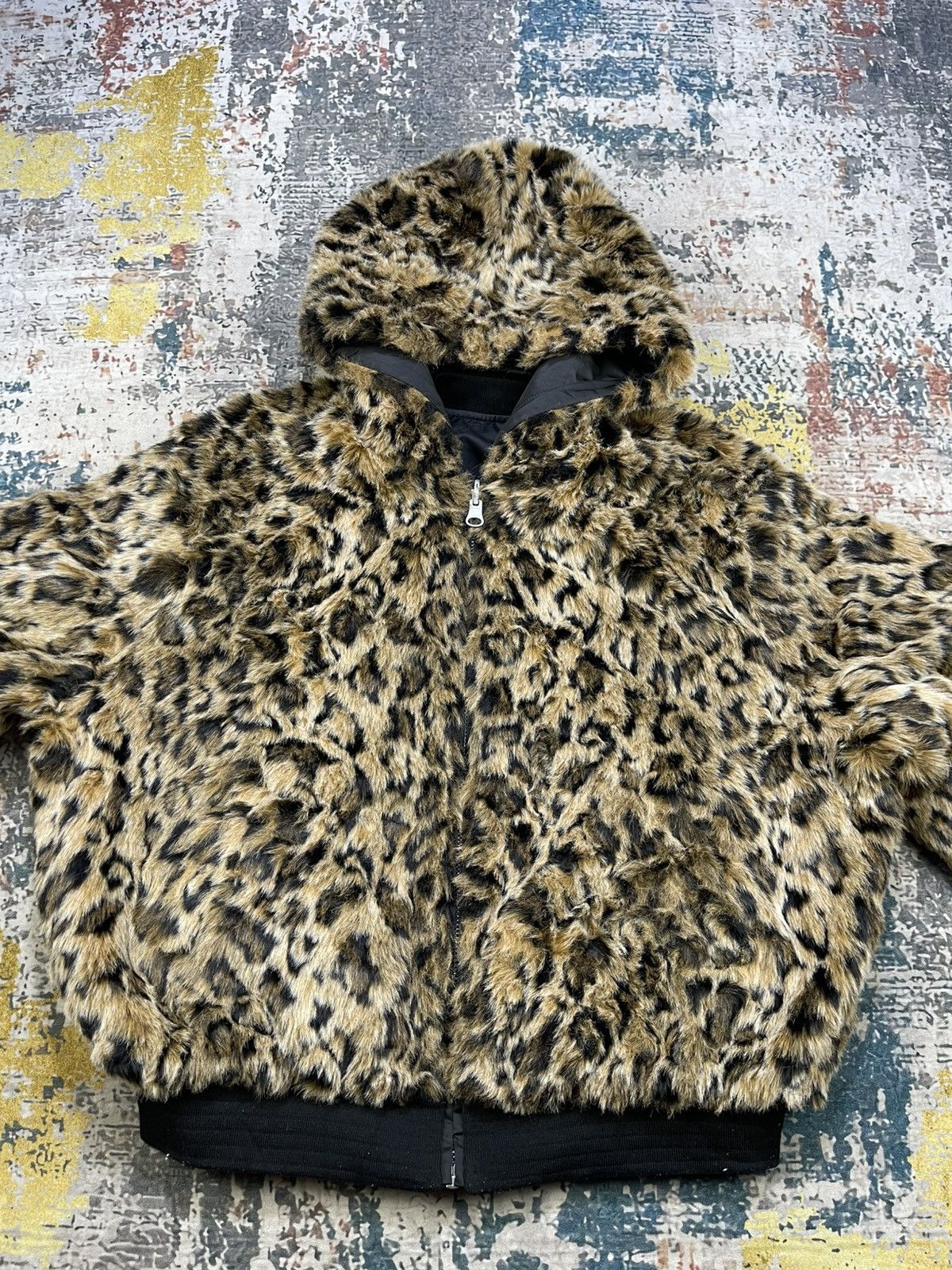 American Eagle Outfitters American Eagle Outfitters Leopard Fur Reversible Bombers Size US S / EU 44-46 / 1 - 3 Thumbnail
