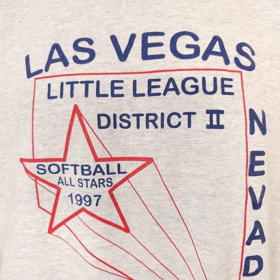 Vintage Vintage Softball All Stars T Shirt Mens Size Medium Gray Size US M / EU 48-50 / 2 - 2 Thumbnail