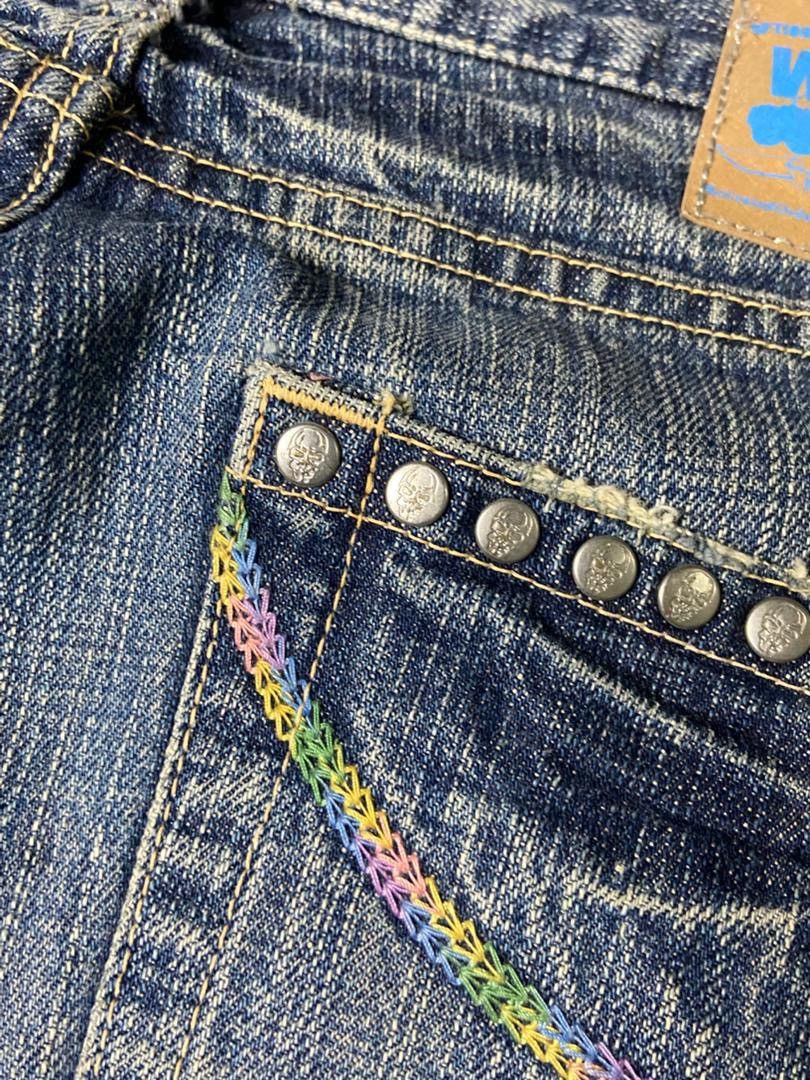Japanese Brand Vintage WESTOPIA Distressed Denim Ripped Jeans (136) Size US 33 - 3 Thumbnail