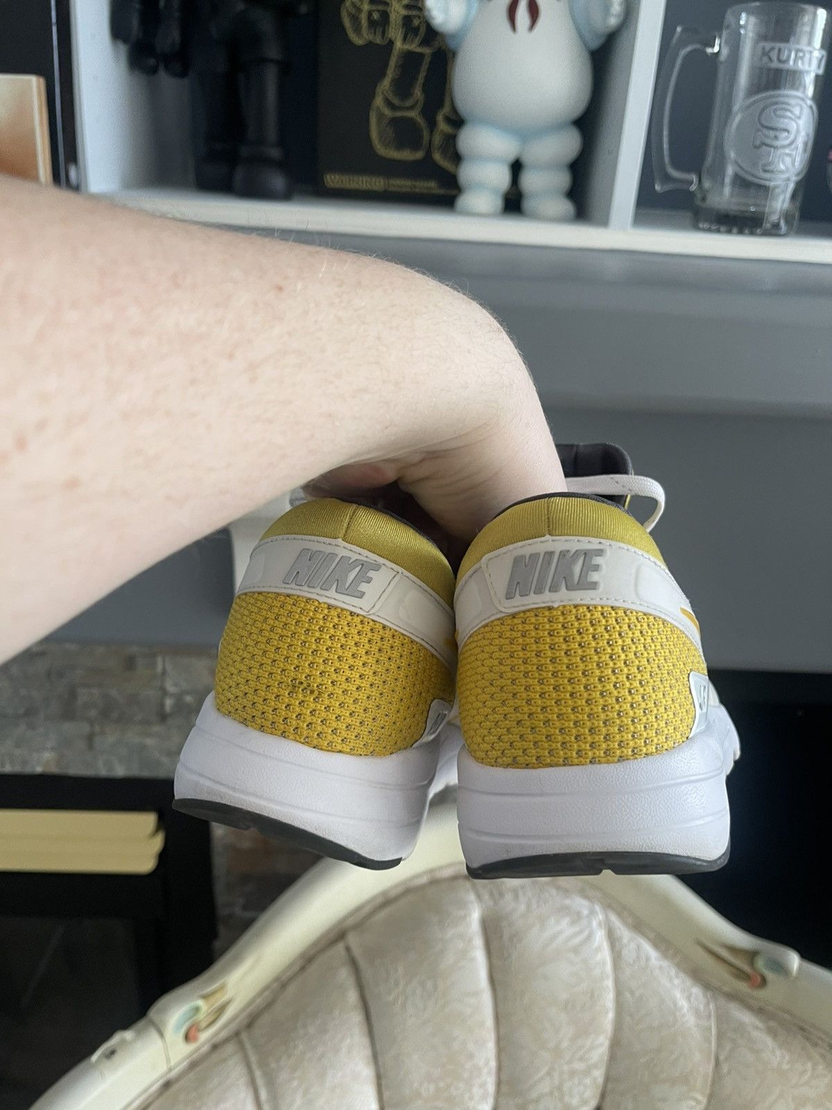 Nike Nike Air Max Zero Tinker Sketch Yellow Size 9.5 Size US 9.5 / EU 42-43 - 4 Thumbnail