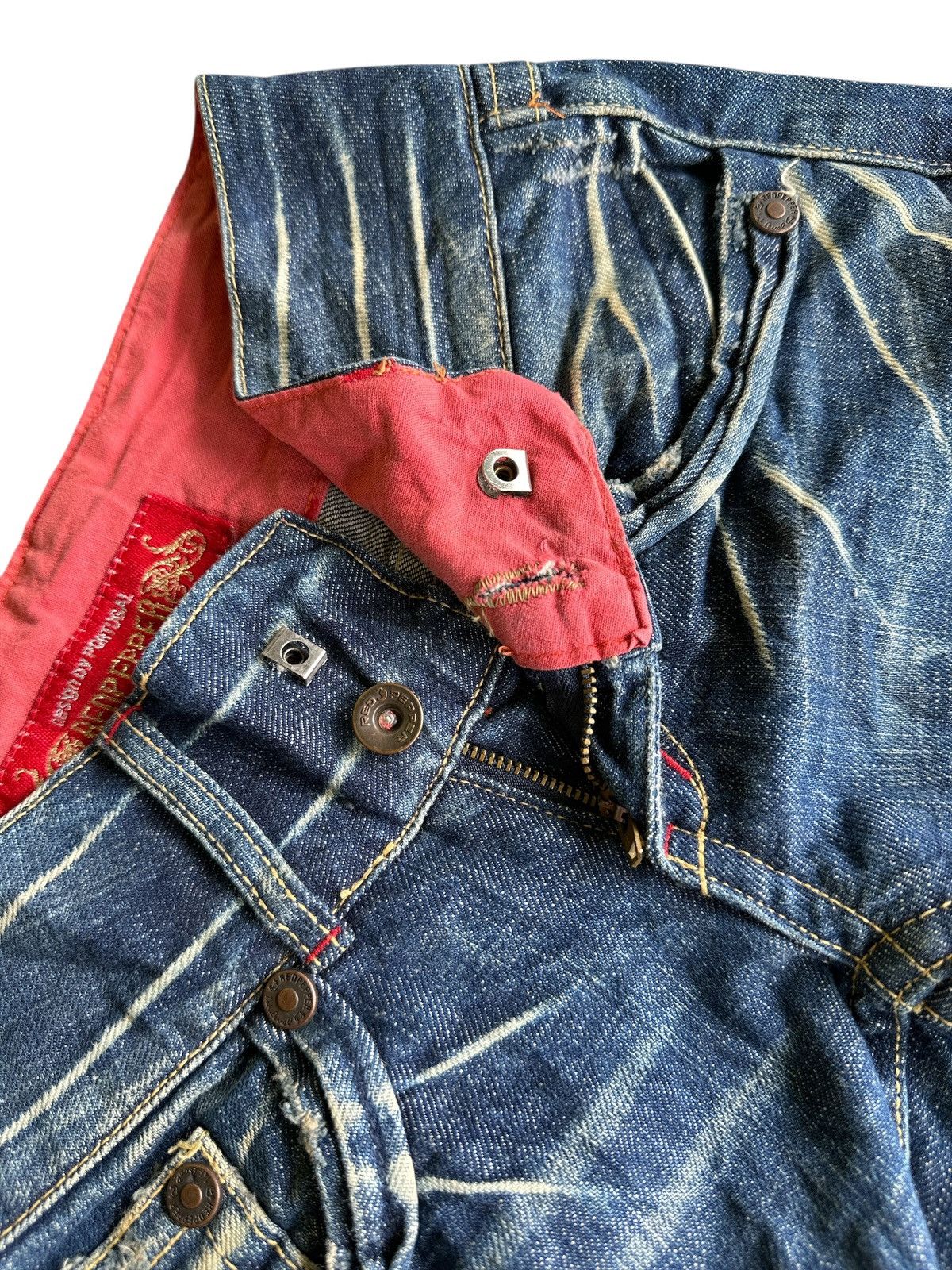 Japanese Brand Flare 💥🎌 RedPepper Bootcut BlueWashed 🎌💥 Size 28" / US 6 / IT 42 - 4 Thumbnail