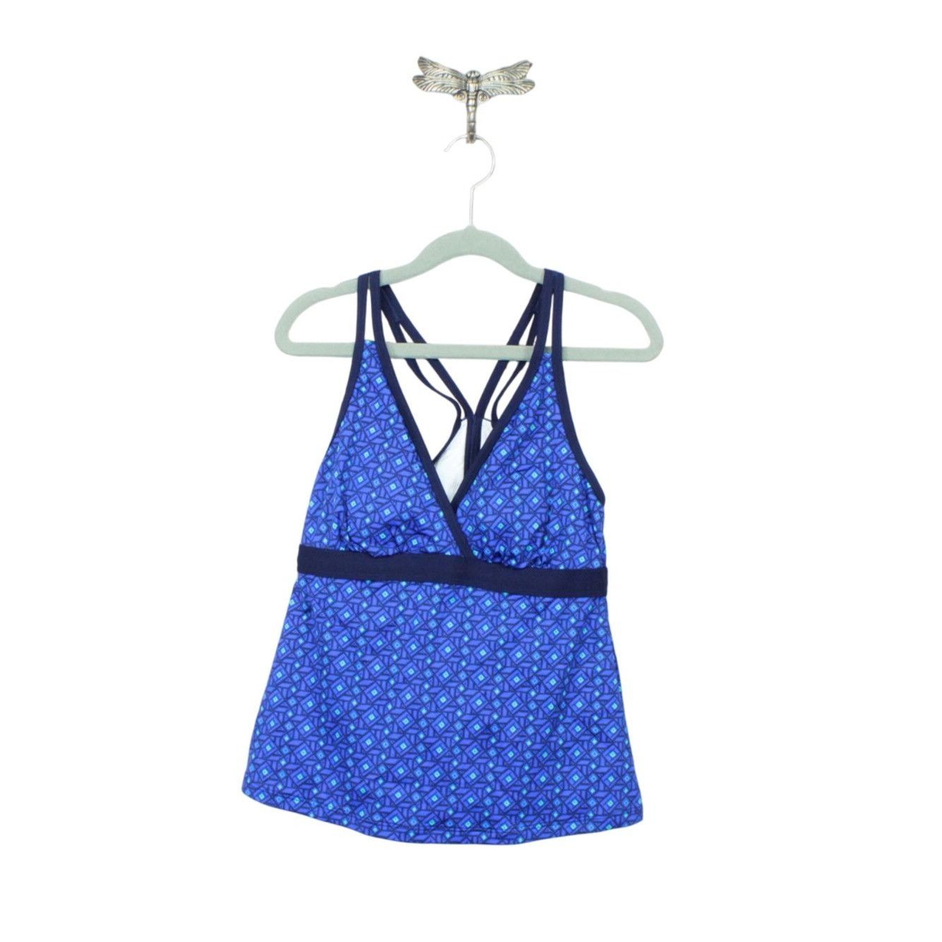 L.L. Bean LL Bean Lightly Padded Lined Racer Back Tankini Suit Top Size S / US 4 / IT 40 - 1 Thumbnail