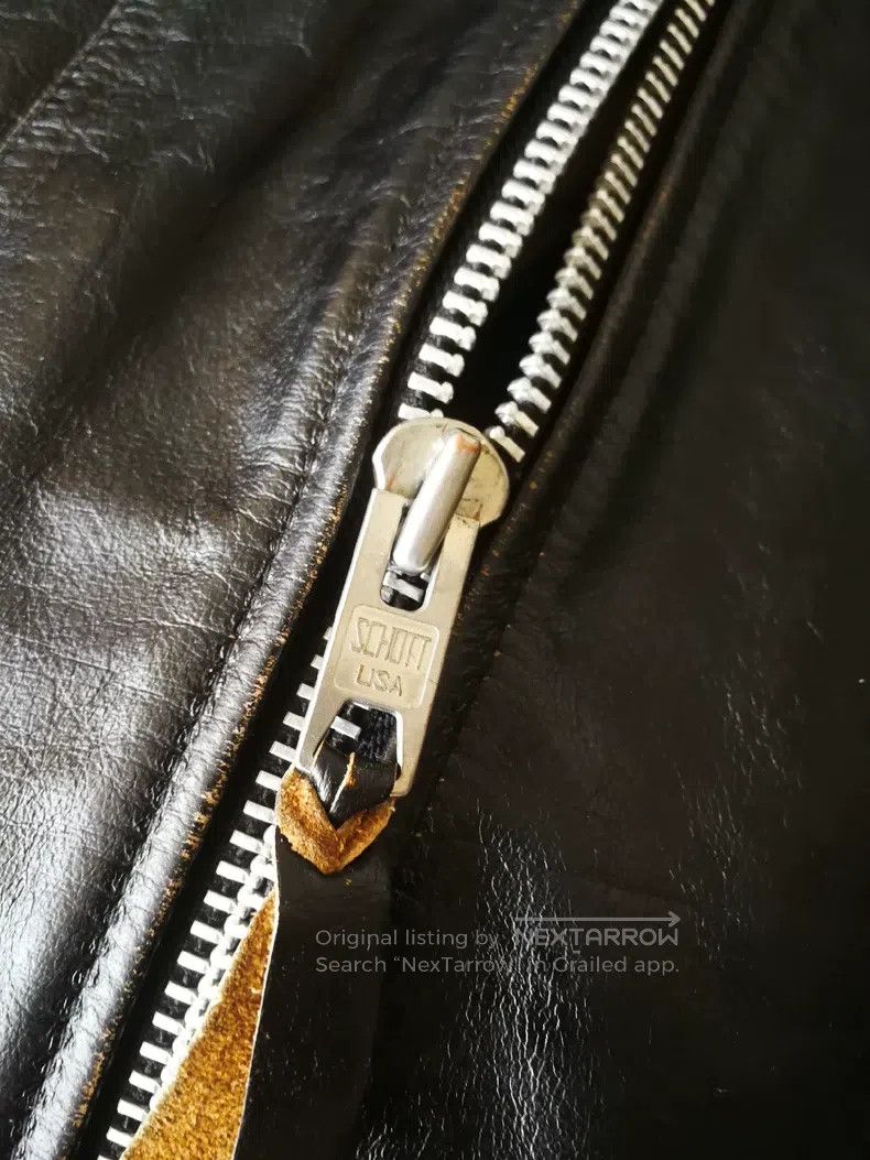 Other Vintage leather coat, tea core cowhide Size US L / EU 52-54 / 3 - 3 Thumbnail