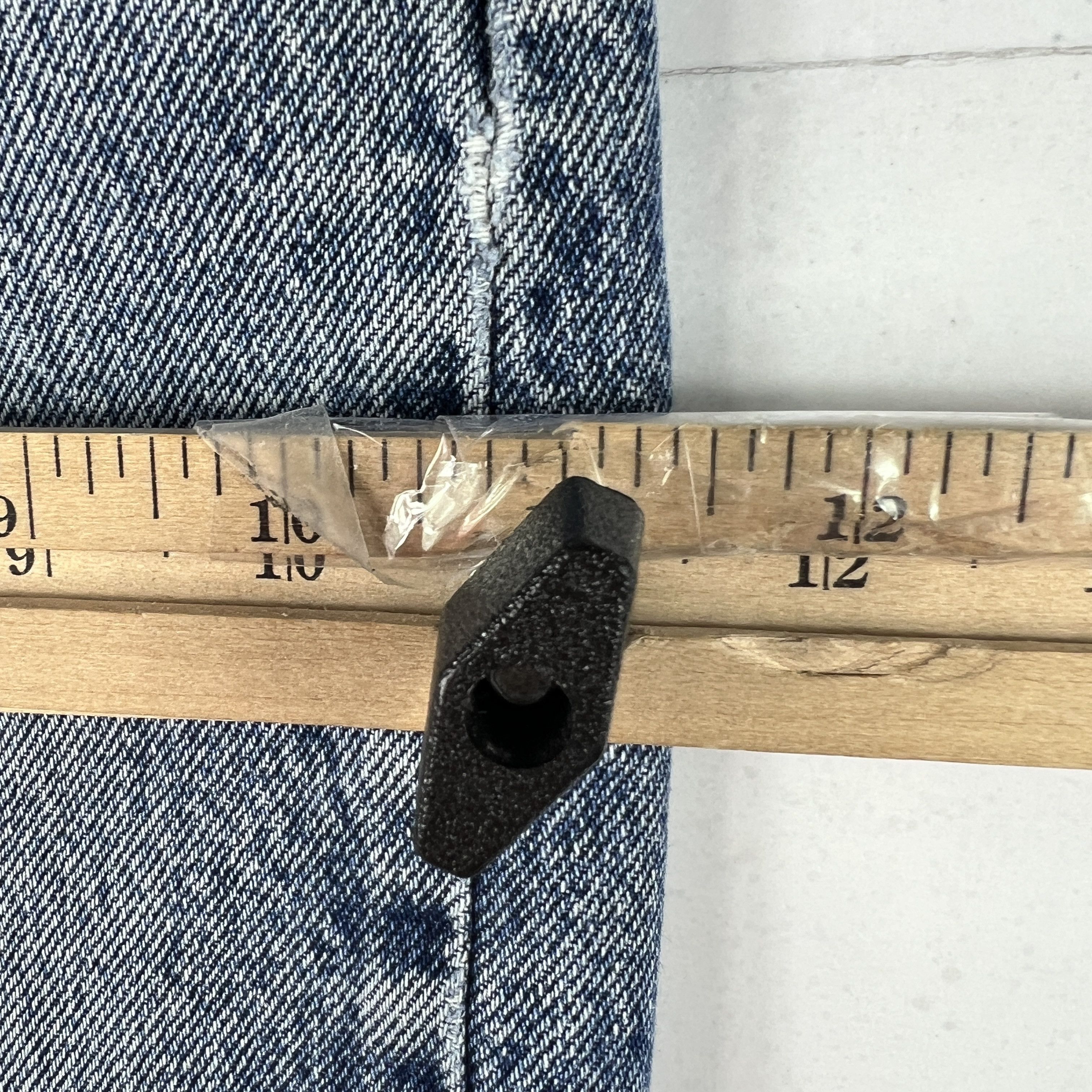 Levi's × Vintage Y2K Levi's Jean Shorts Blue Whiskers Cut Off Denim Jorts Size US 33 - 15 Thumbnail