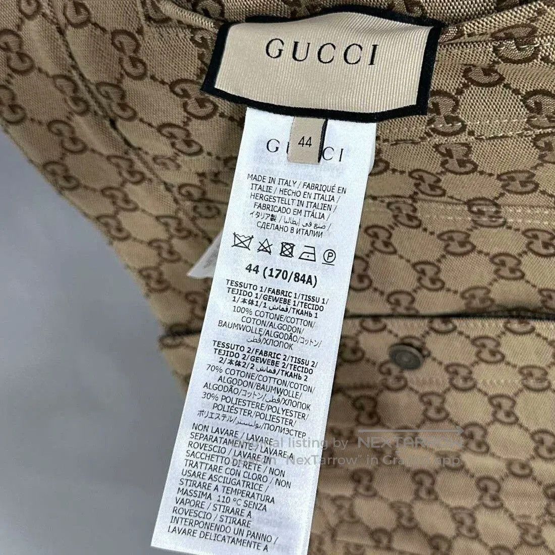 Gucci Reversible All. Size US S / EU 44-46 / 1 - 7 Thumbnail
