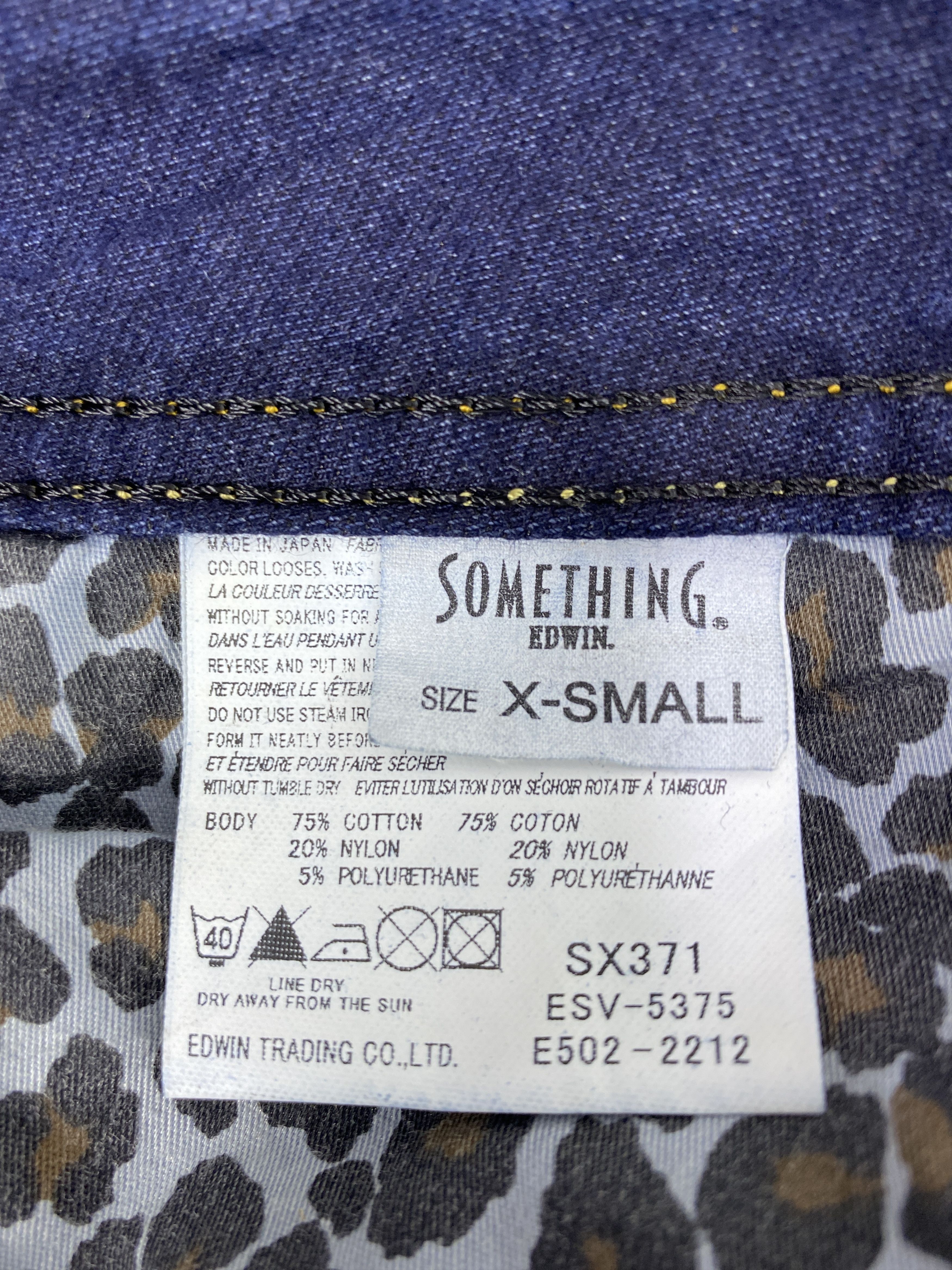 Edwin Something Edwin Blue Wash Bootcut Jeans - J1054 Size 27" / US 4 / IT 40 - 10 Thumbnail