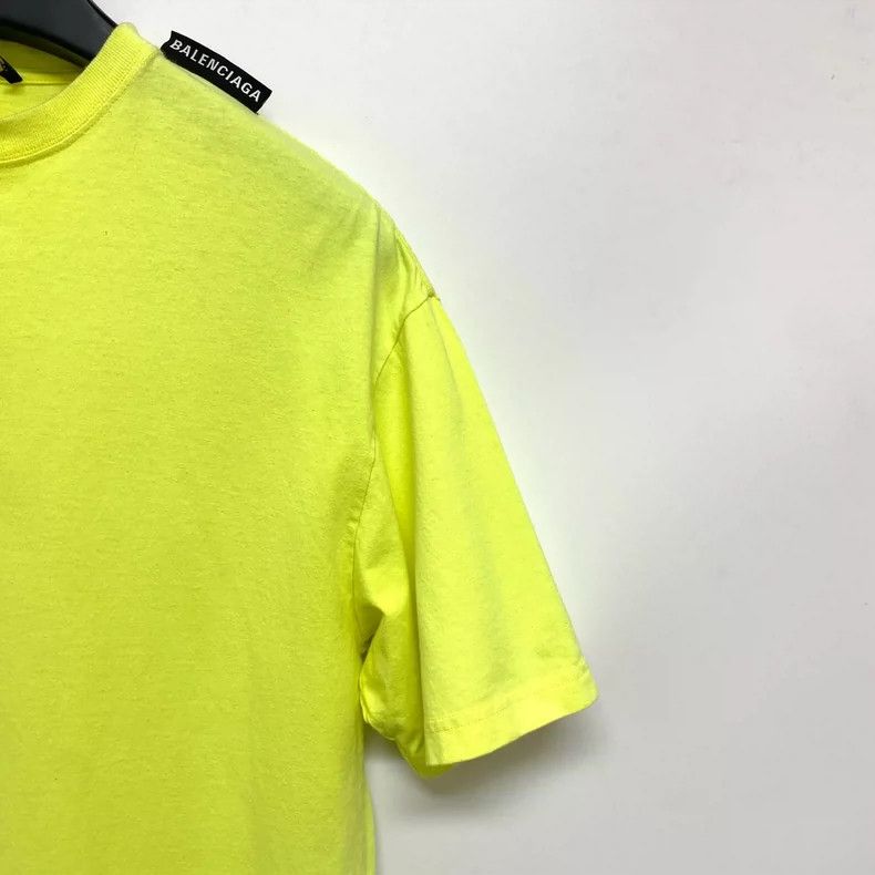 Balenciaga Balenciaga Neon Green Short Sleeve T-Shirt, Size S Size US S / EU 44-46 / 1 - 6 Thumbnail