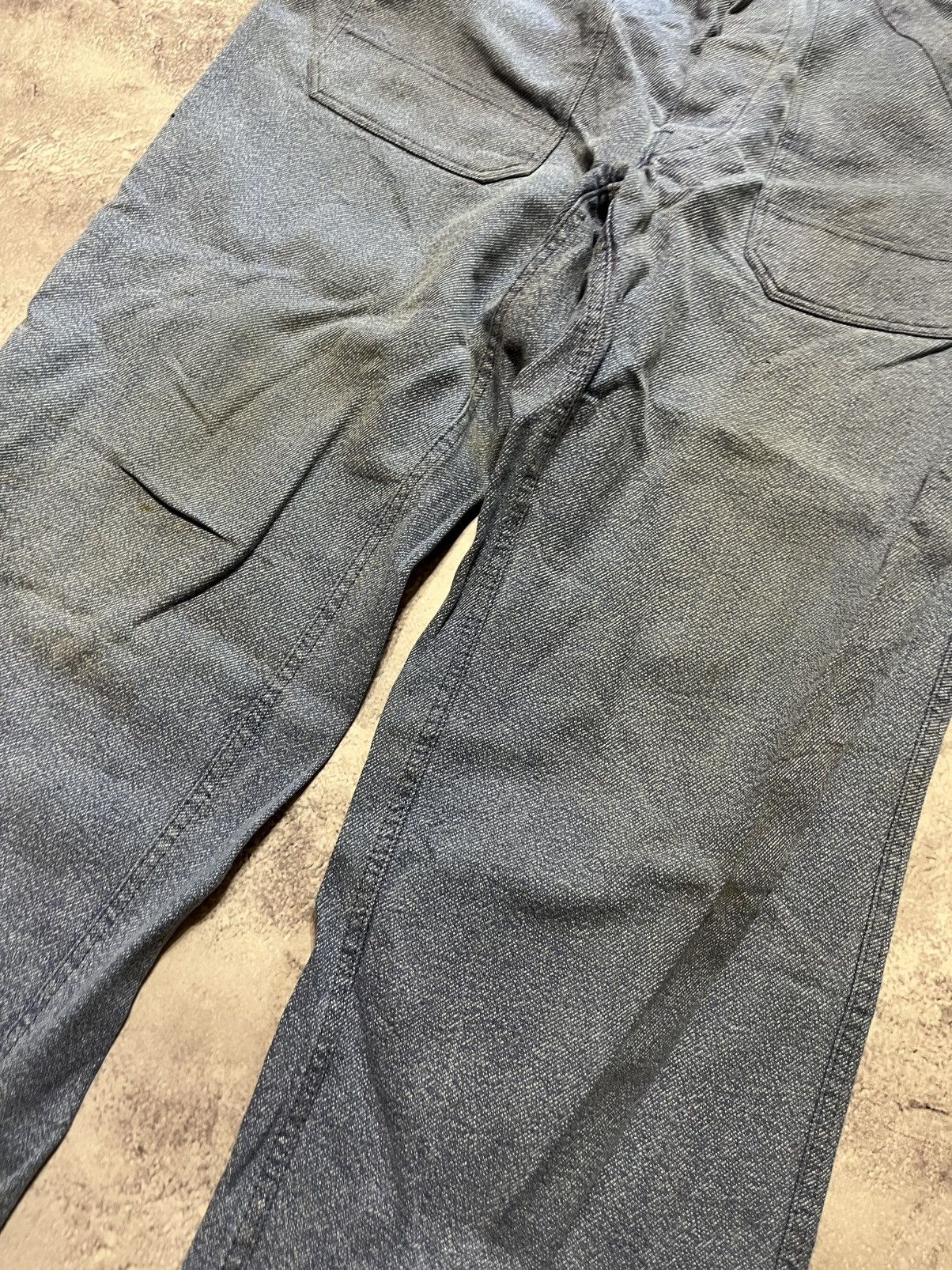 Vintage Vintage Marsum Salt & Pepper Workwear Trousers Size US 34 / EU 50 - 3 Thumbnail