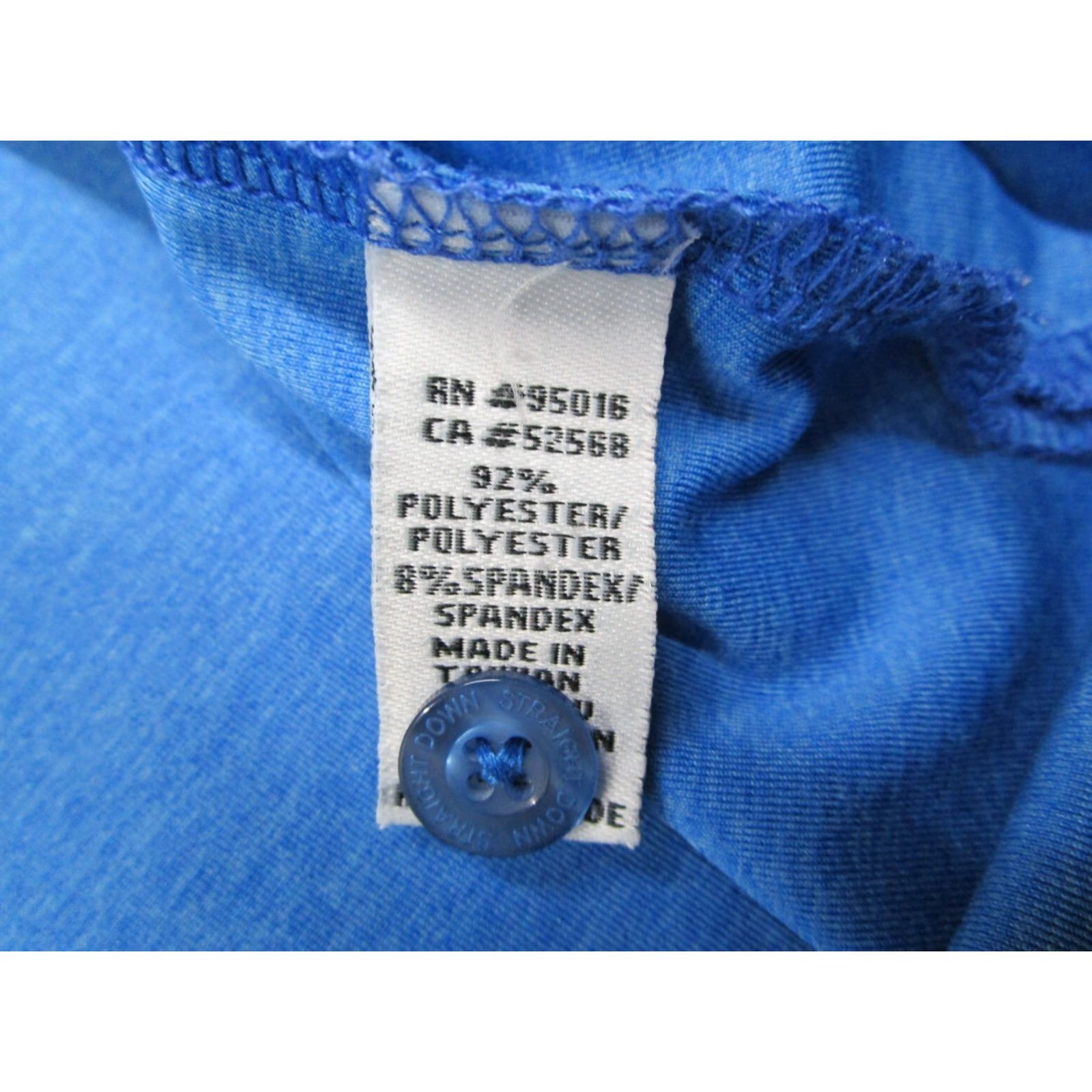 Vintage VINTAGE Straight Down Shirt Mens Extra Large Blue Polo Travel Virginia Country Club Golf Size US XL / EU 56 / 4 - 4 Thumbnail