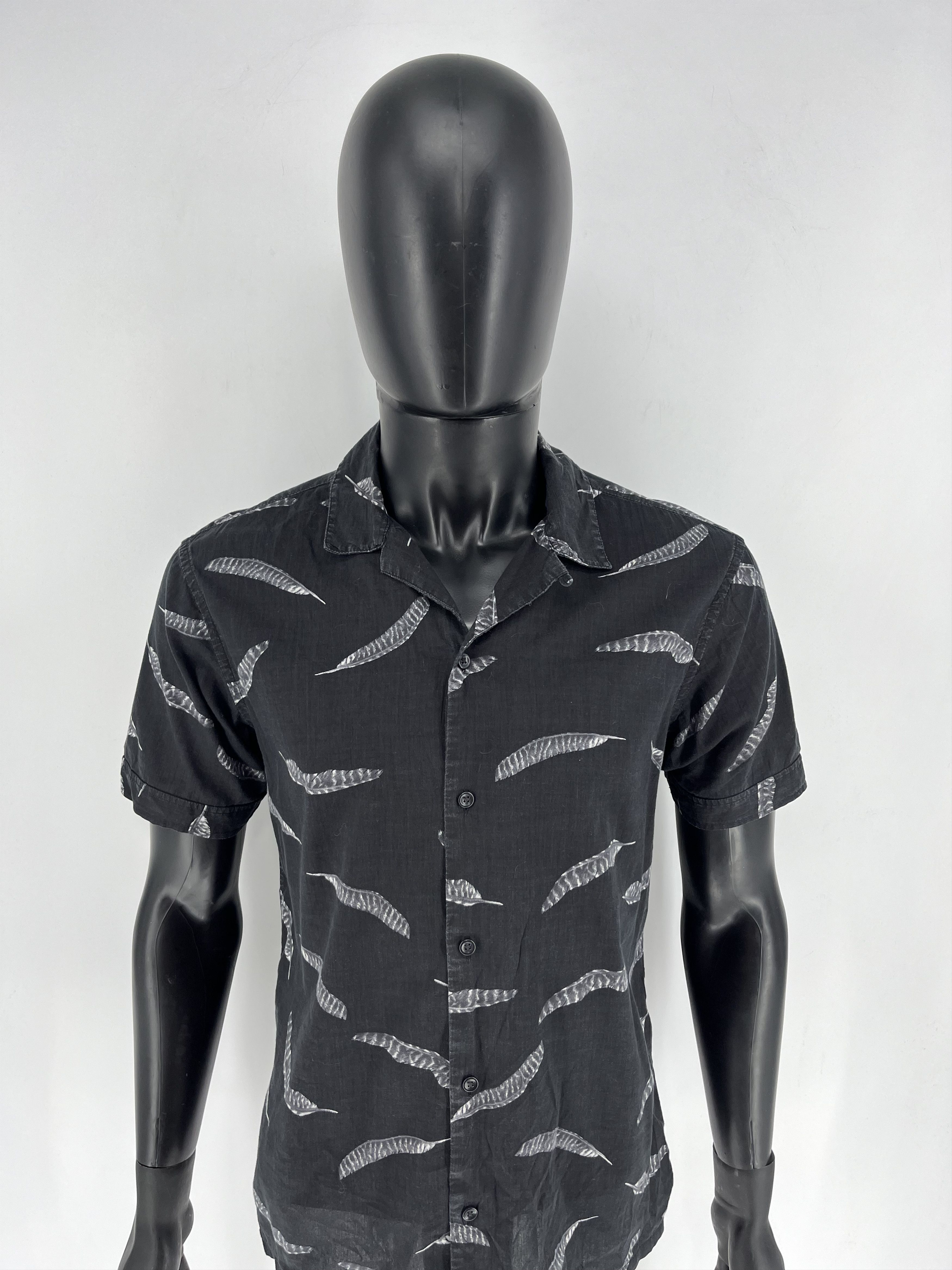 Allsaints × Vintage Vintage Y2K Allsaints Hawaiian Shirt Art Hype Size S Size US S / EU 44-46 / 1 - 5 Thumbnail