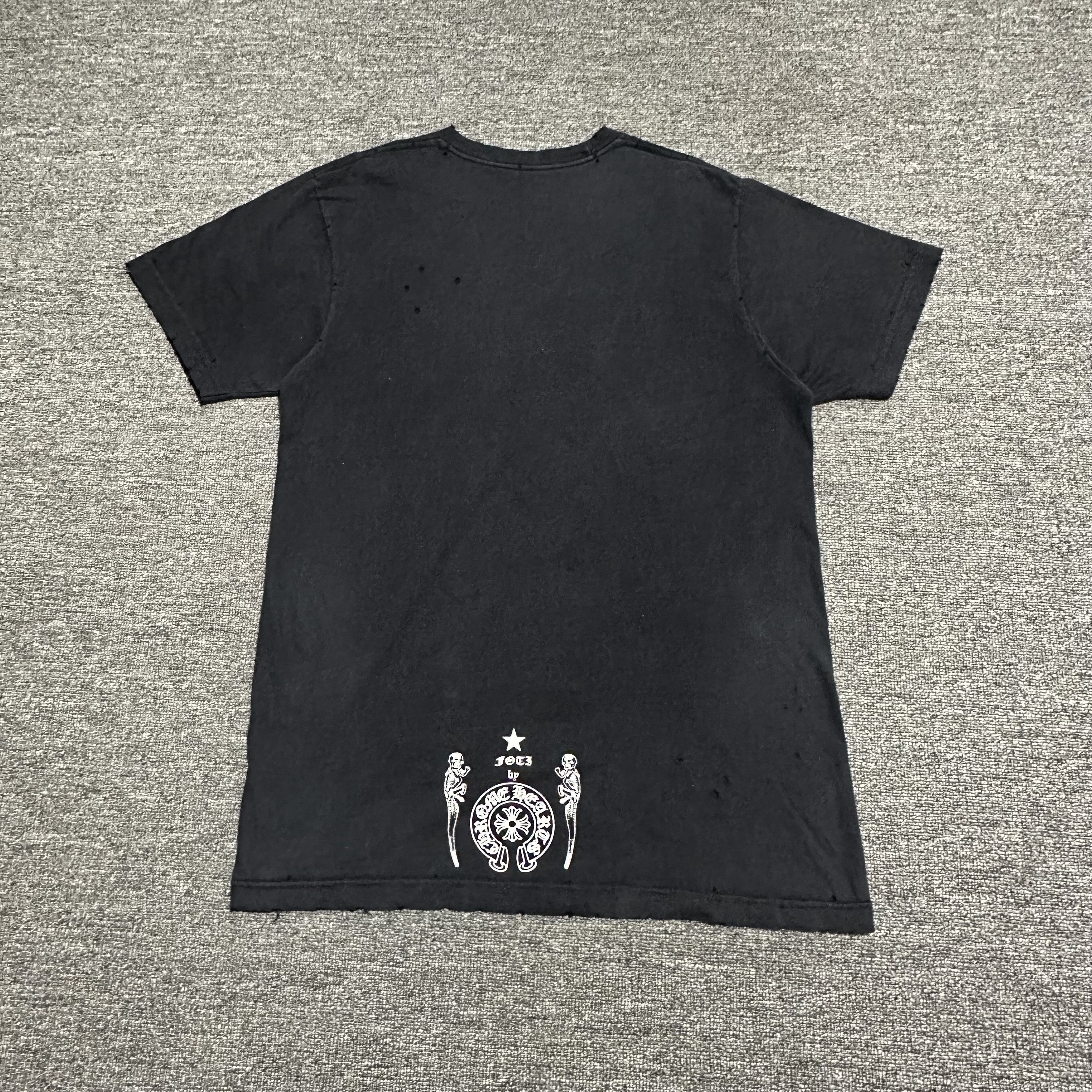Chrome Hearts Chrome Hearts Foti Distressed Tee Size US M / EU 48-50 / 2 - 8 Thumbnail