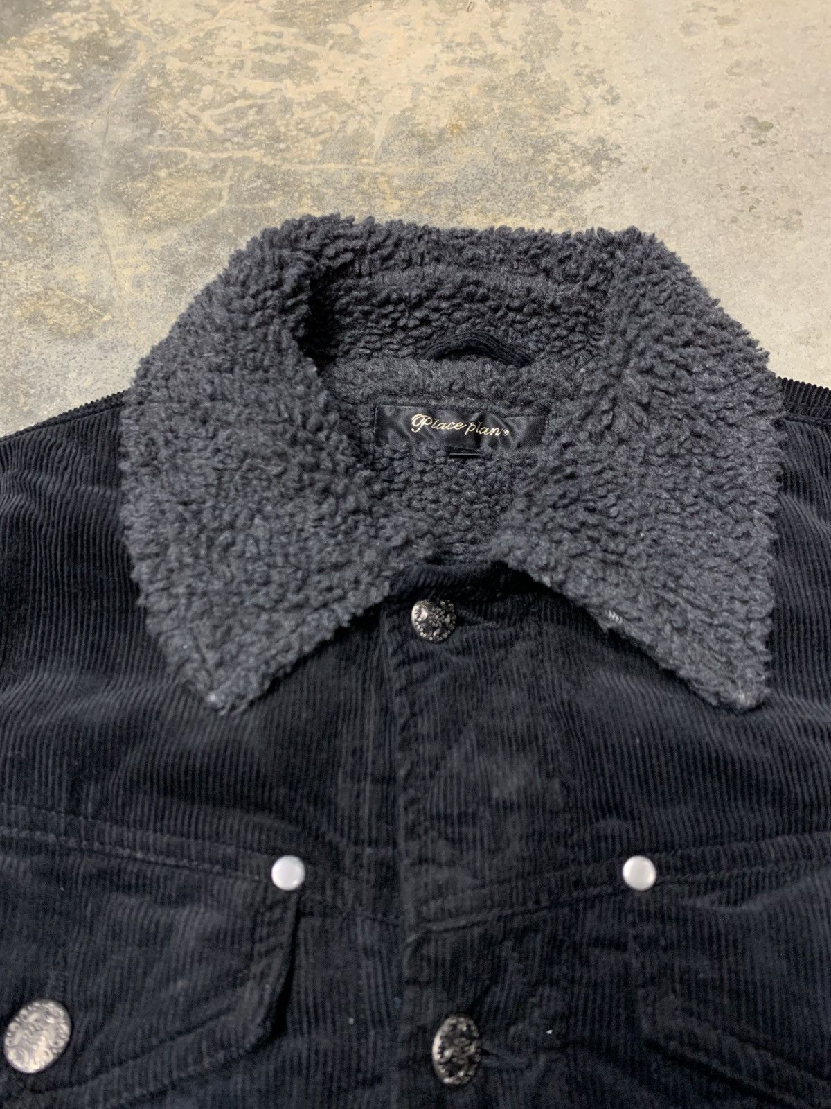 Japanese Brand Place Plan corduroy sherpa jacket LGB Style Size S / US 4 / IT 40 - 5 Thumbnail