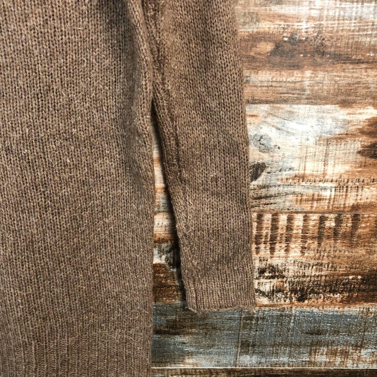 Homespun Knitwear × Japanese Brand Cloudney And John Wad wool Brown Knitwear #A2215 Size L / US 10 / IT 46 - 8 Thumbnail