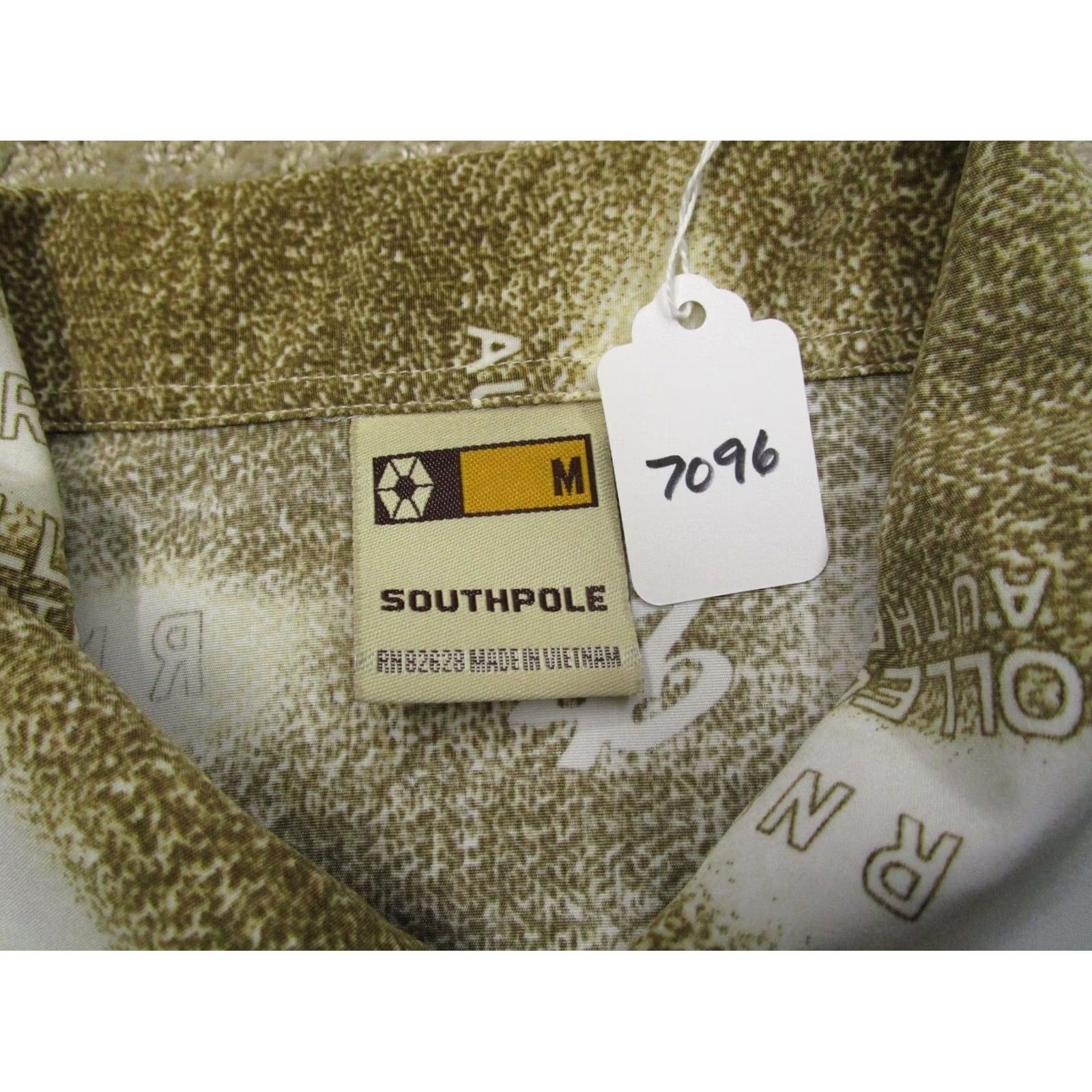 Southpole Vintage Southpole Shirt Mens Medium Brown White Hip Hop Y2K Urban Streetwear Size US M / EU 48-50 / 2 - 7 Thumbnail