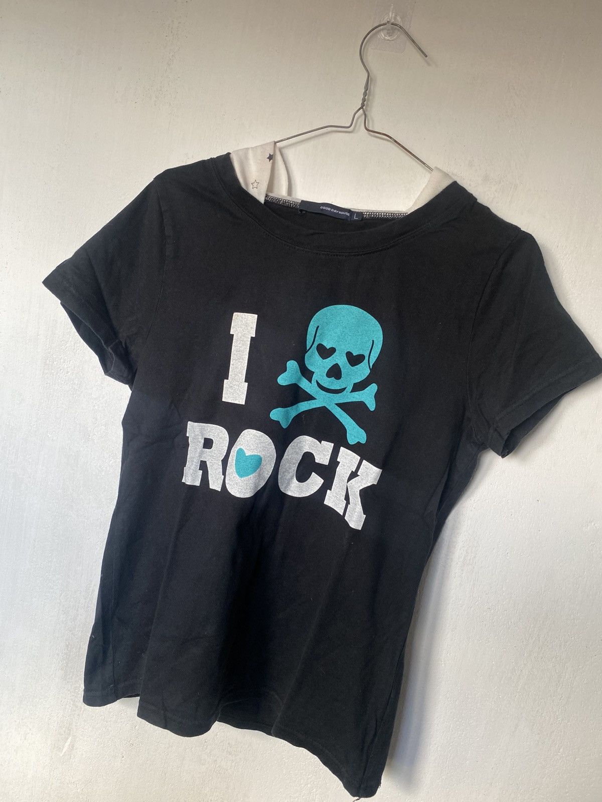 Hysteric Glamour × If Six Was Nine × Japanese Brand Good Day House I Love Rock Tshirt Size US XS / EU 42 / 0 - 2 Thumbnail