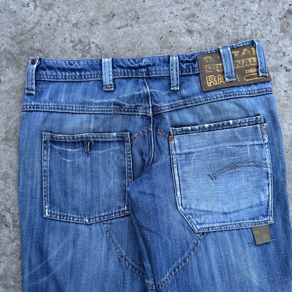 G-Star Vintage Ultra Rare G-Star Raw Jeans Size W30xL32 Crazy Fit Size US 30 / EU 46 - 9 Thumbnail
