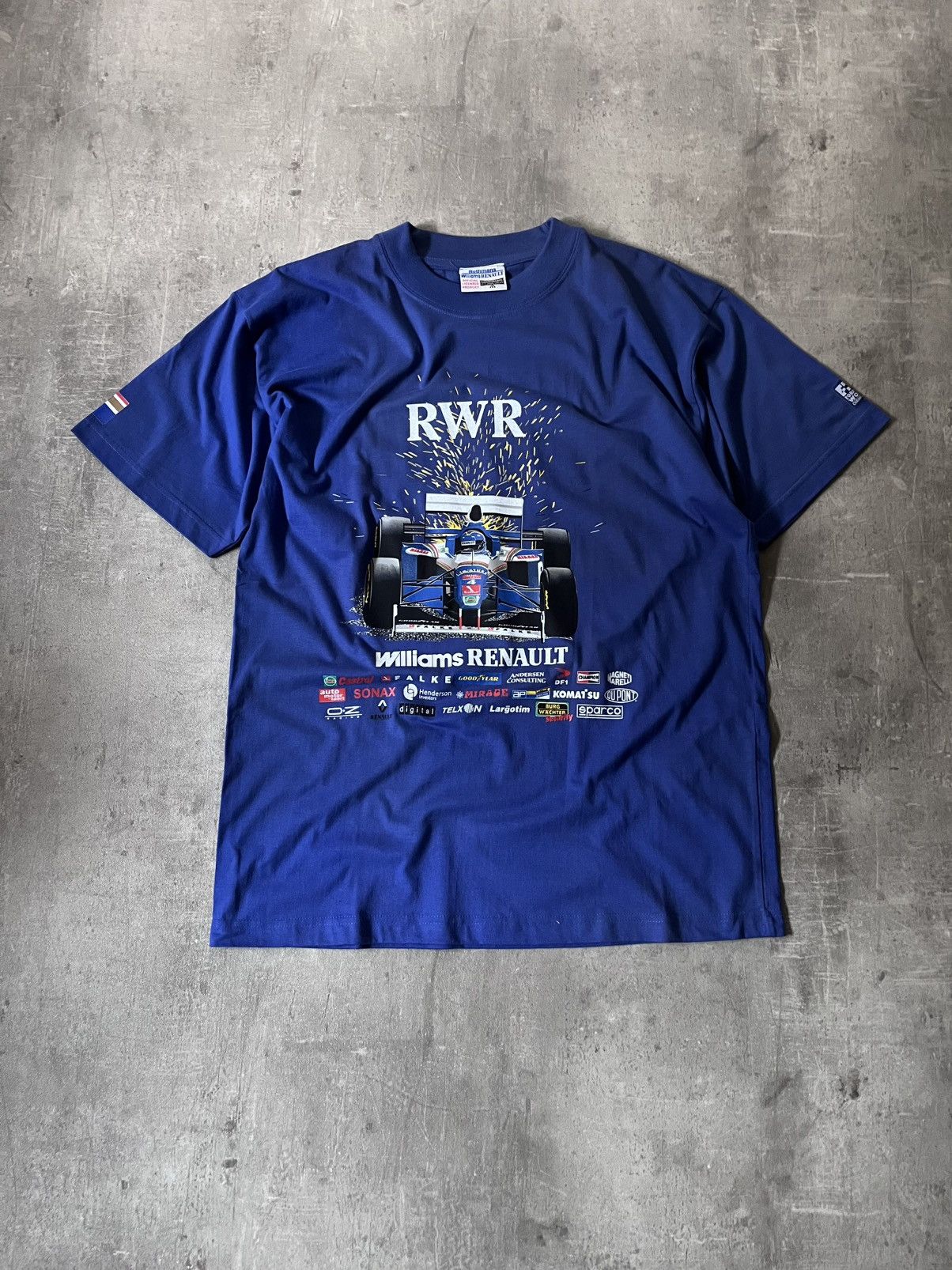 Formula 1 Vintage Formula 1 Rothmans Williams Renault F1 Racing Tee Size US L / EU 52-54 / 3 - 1 Thumbnail