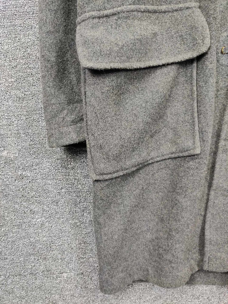 Gloverall Vintage 90's Gloverall England Wool Heavy Duffle Long Coat Size US L / EU 52-54 / 3 - 4 Thumbnail