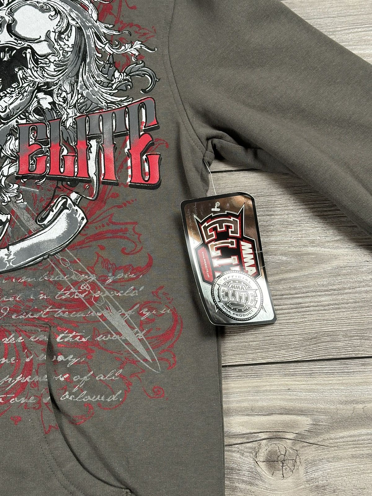 Affliction Crazy Vintage Y2K MMA Elite Grunge Zip Hoodie Size US S / EU 44-46 / 1 - 3 Thumbnail