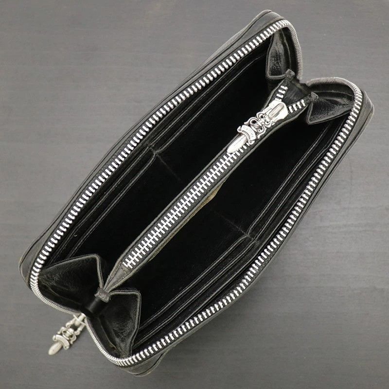 Chrome Hearts Chrome Hearts Round Zip Wallet Size ONE SIZE - 7 Thumbnail