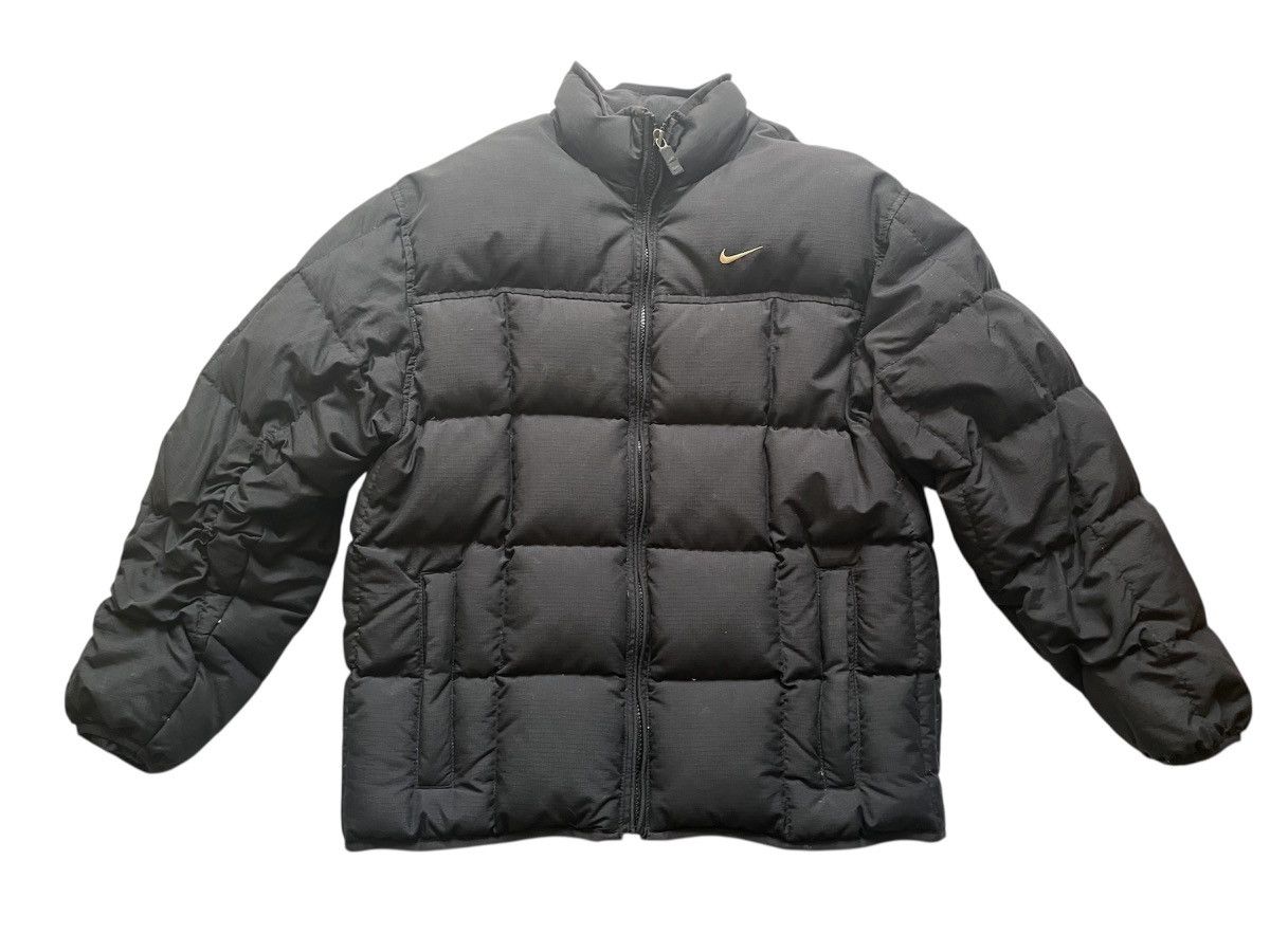 Nike Vintage Nike Down Puffer Jacket (1999-2001) - Black - Large Size US L / EU 52-54 / 3 - 1 Thumbnail