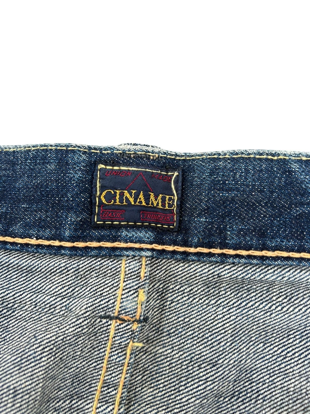 Kapital Vintage Japanese Brand CINAME Selvedge Distressed Denim Jean Size US 32 / EU 48 - 7 Thumbnail