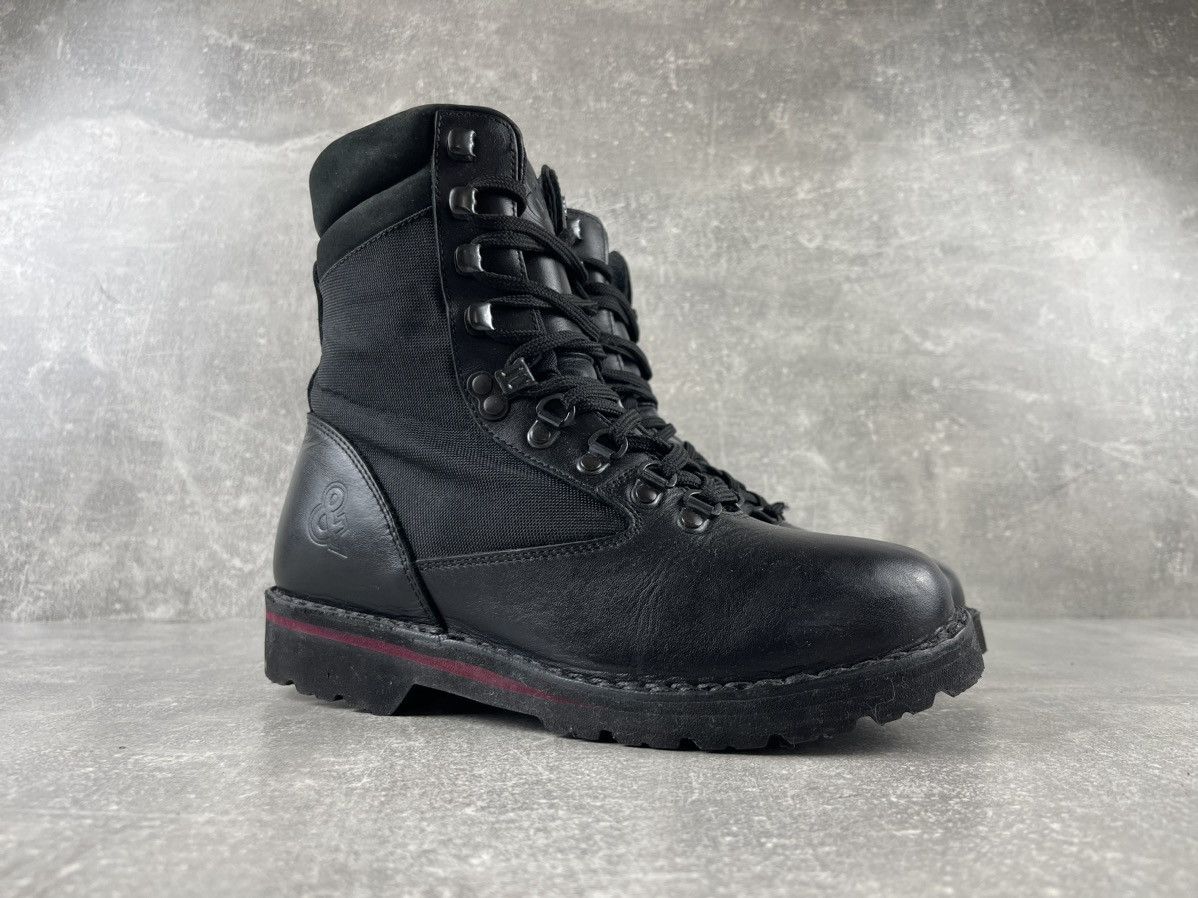 Dolce & Gabbana × Vintage Dolce & Gabbana Leather Military Runway Archives Black Boots Size US 8 / IT 38 - 2 Thumbnail