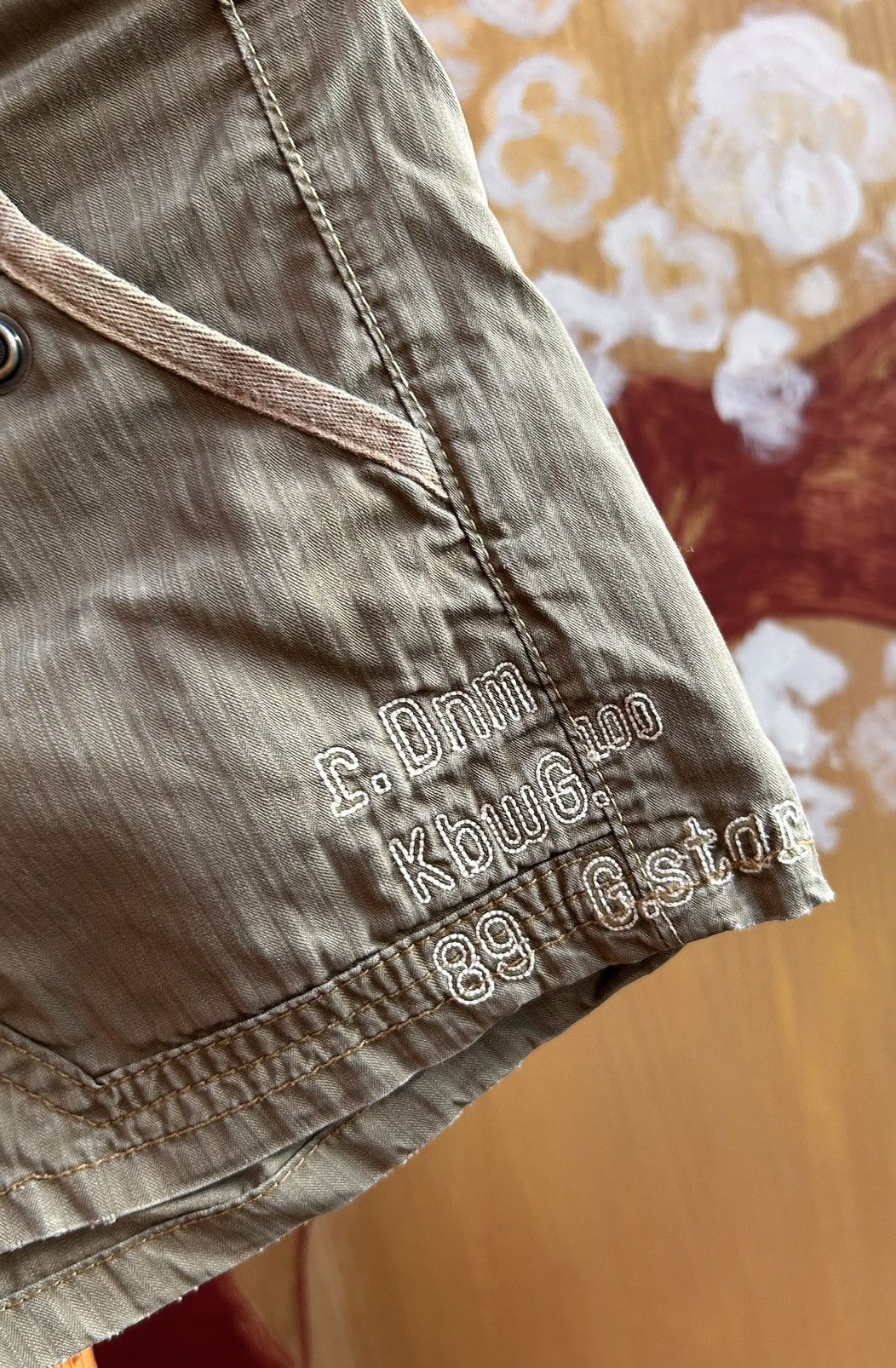 G-Star G-Star Raw Low Rise Shorts Belted Military Y2K Grunge Size 28" / US 6 / IT 42 - 7 Thumbnail