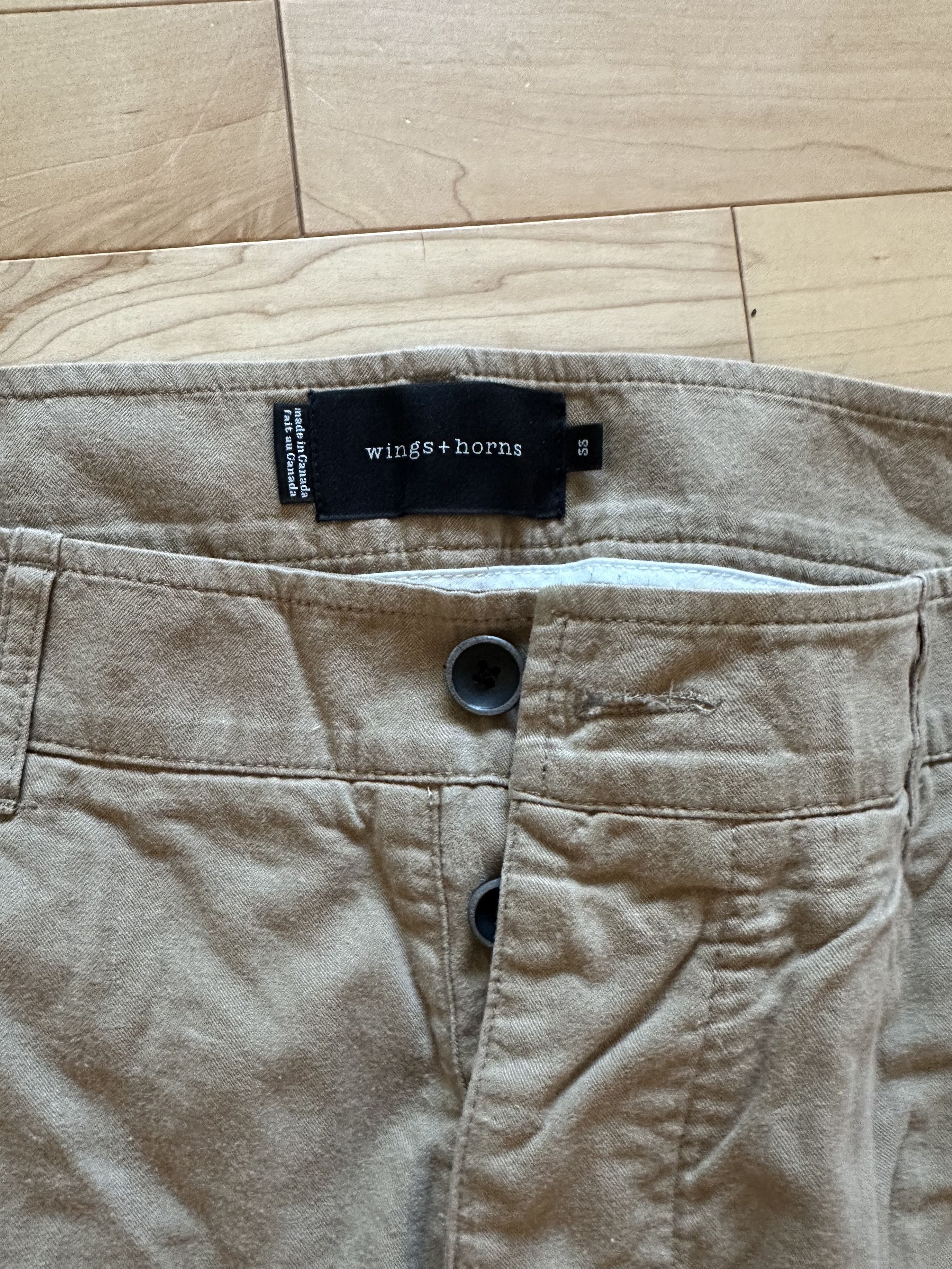 Wings + Horns Tan cargos Size US 33 - 4 Thumbnail