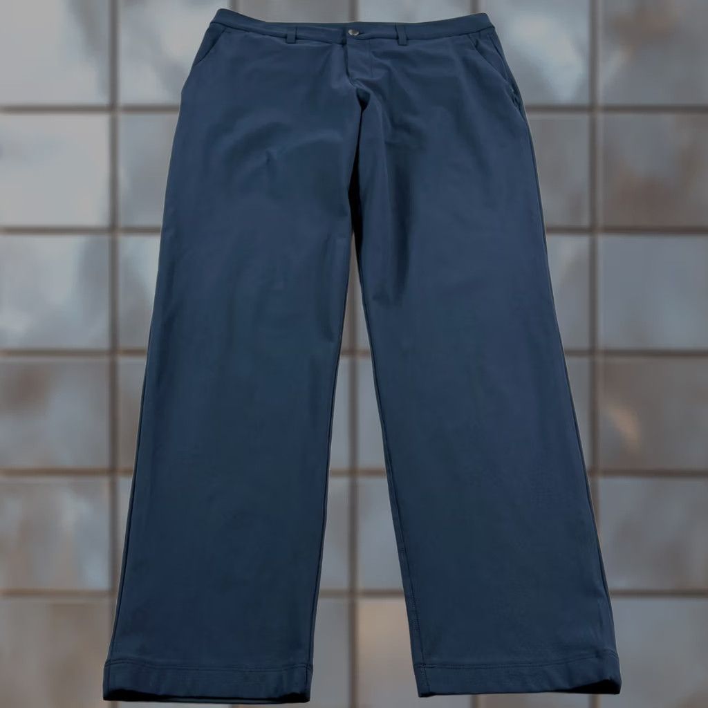 Lululemon Lululemon Pants Mens 36x31 Blue Chino ABC Warpstreme Classic Fit Preppy Pants Shirt? Size US 36 / EU 52 - 1 Thumbnail