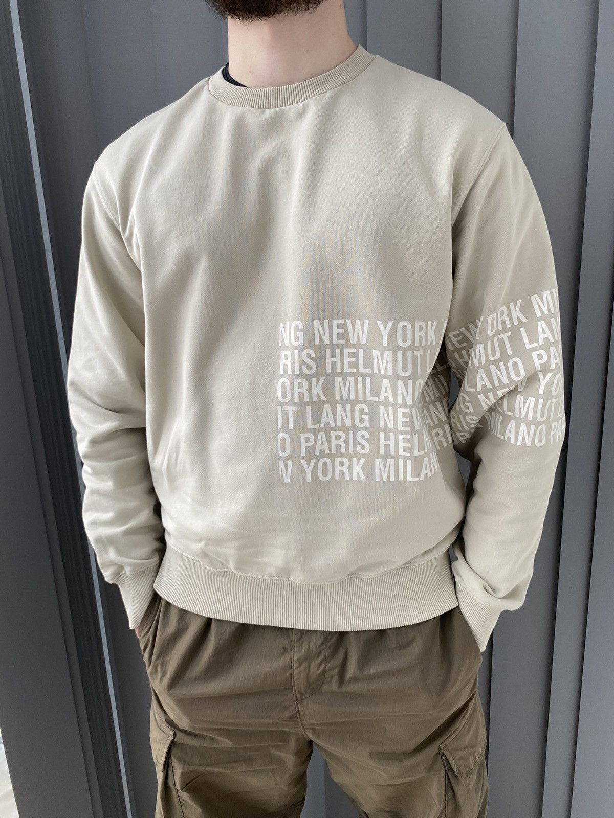 Helmut Lang Helmet Lang box logo sweatshirt Size US M / EU 48-50 / 2 - 2 Thumbnail