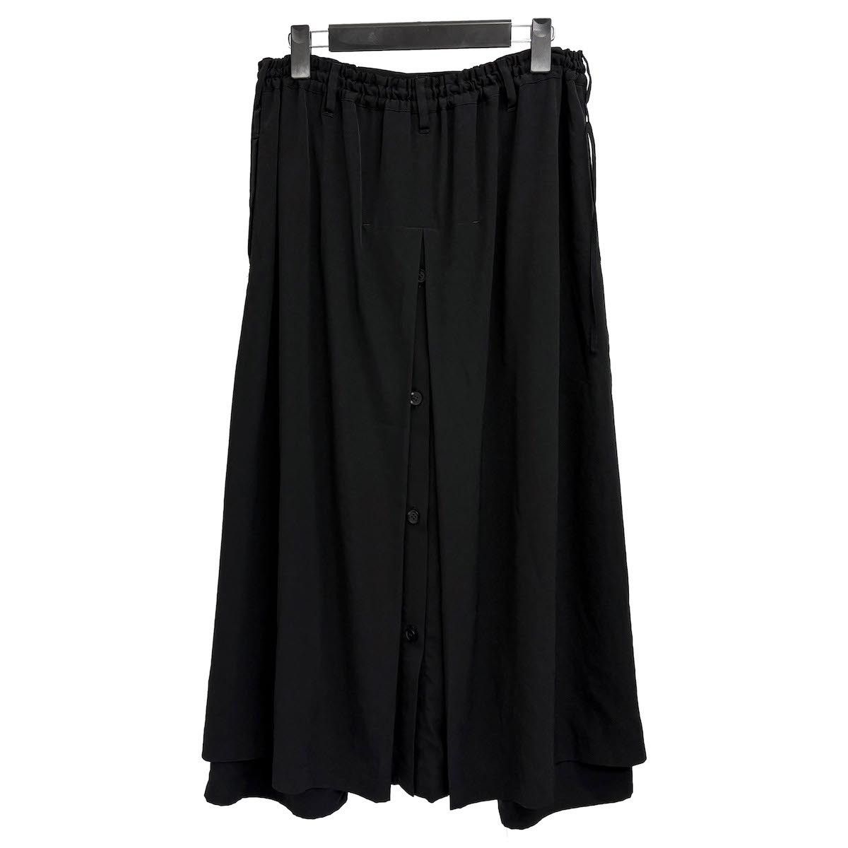 Yohji Yamamoto Yohji Yamamoto Femme - Ta/TUXEDO Wrap Layered Skirt Pants Size US 30 / EU 46 - 4 Thumbnail