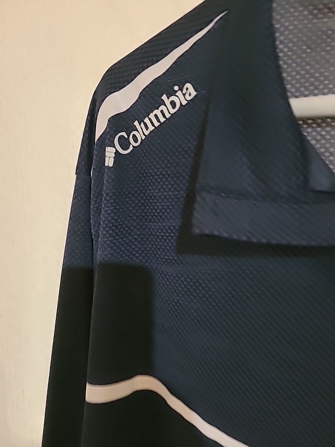 Columbia Colombia Mens GOLF XL Qtr Zip Shirt Long Sleeve Navy Blue Size US XL / EU 56 / 4 - 3 Thumbnail