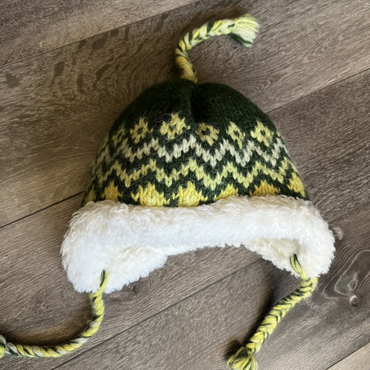 Vintage Vintage 1990s Himalaya Collection Hand Made Nepal Wool Hat Size ONE SIZE - 5 Thumbnail